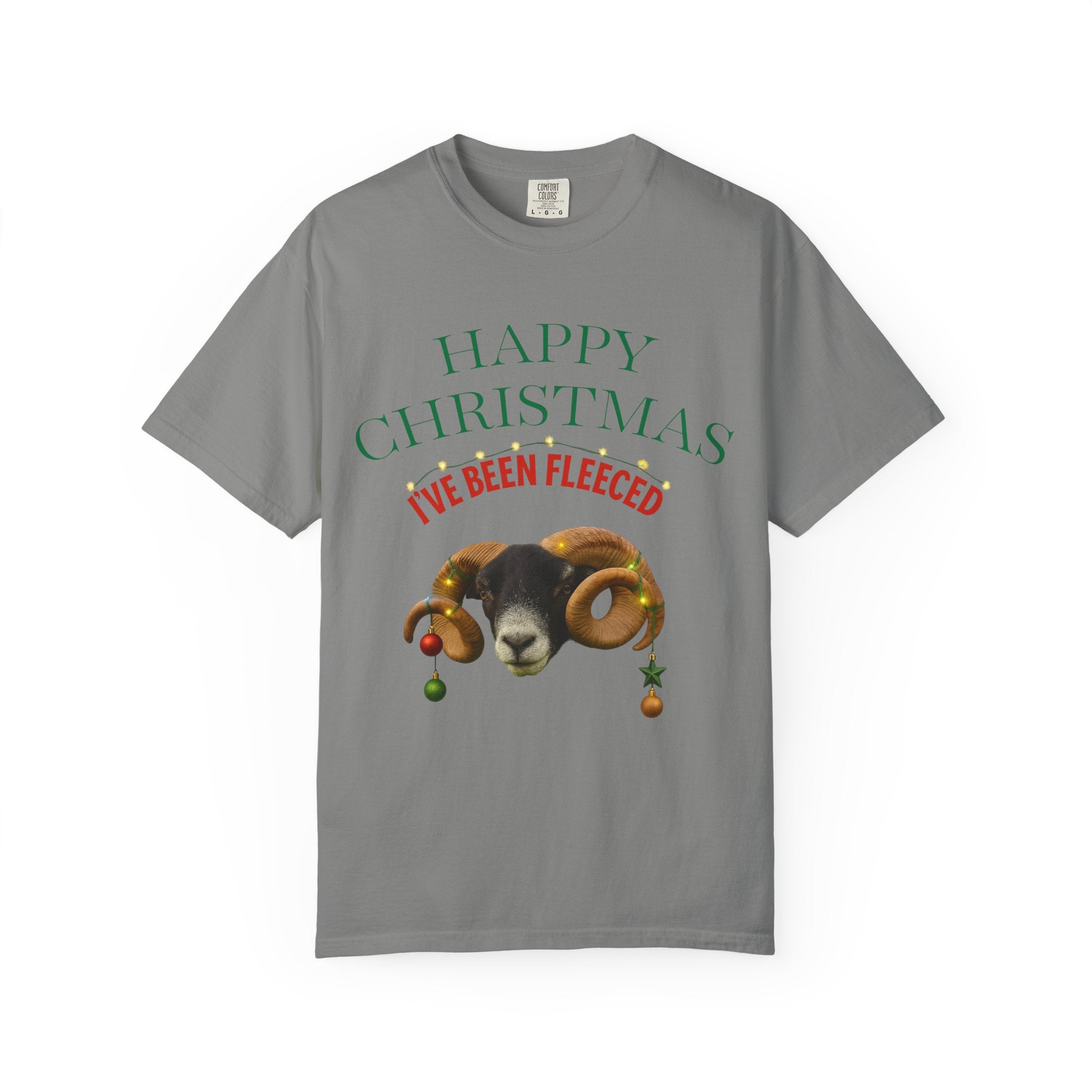 Christmas 'I've Been Fleeced' Ram T-Shirt