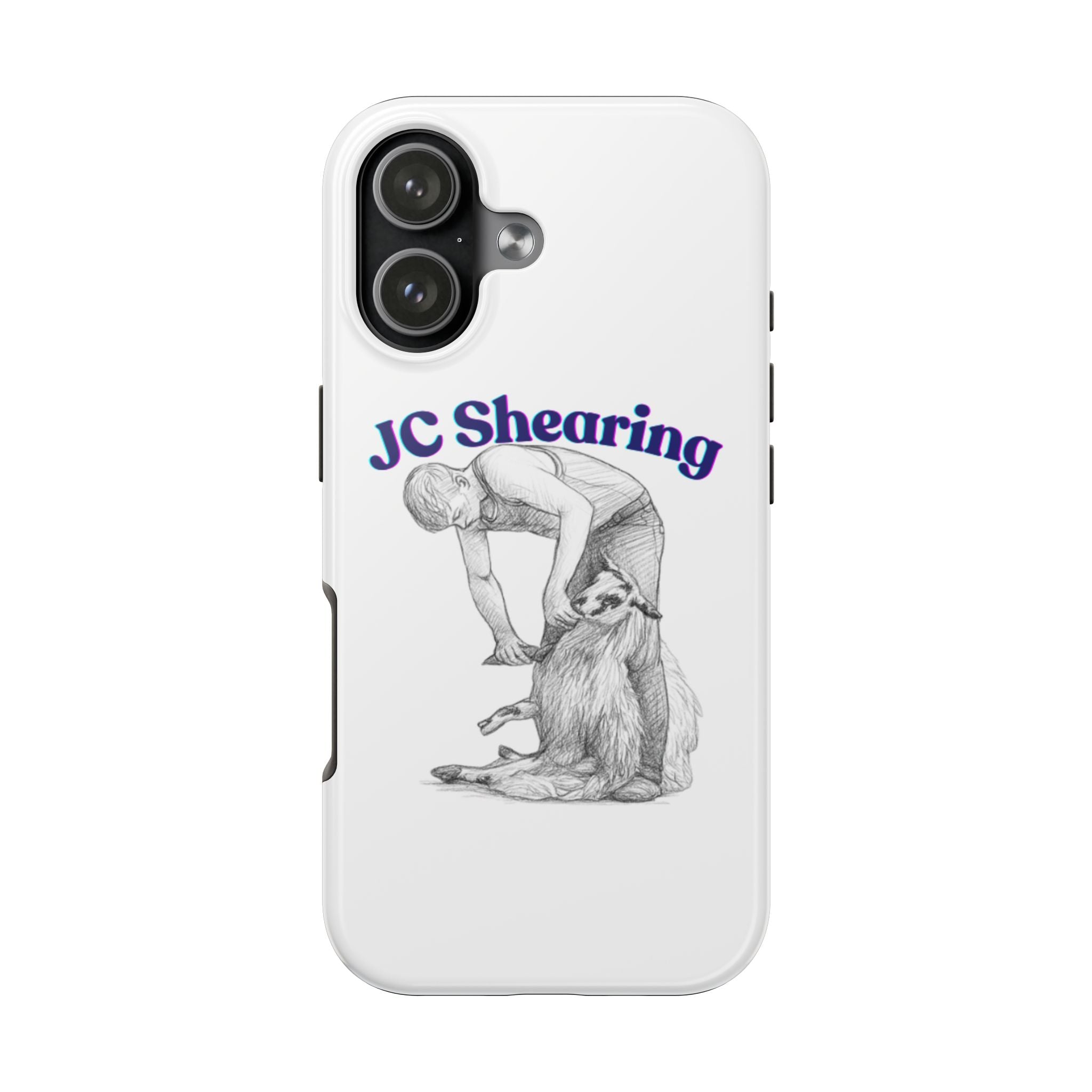 Sheep Shearing Phone Case — 'JC Shearing' Tough Protective Phone Case