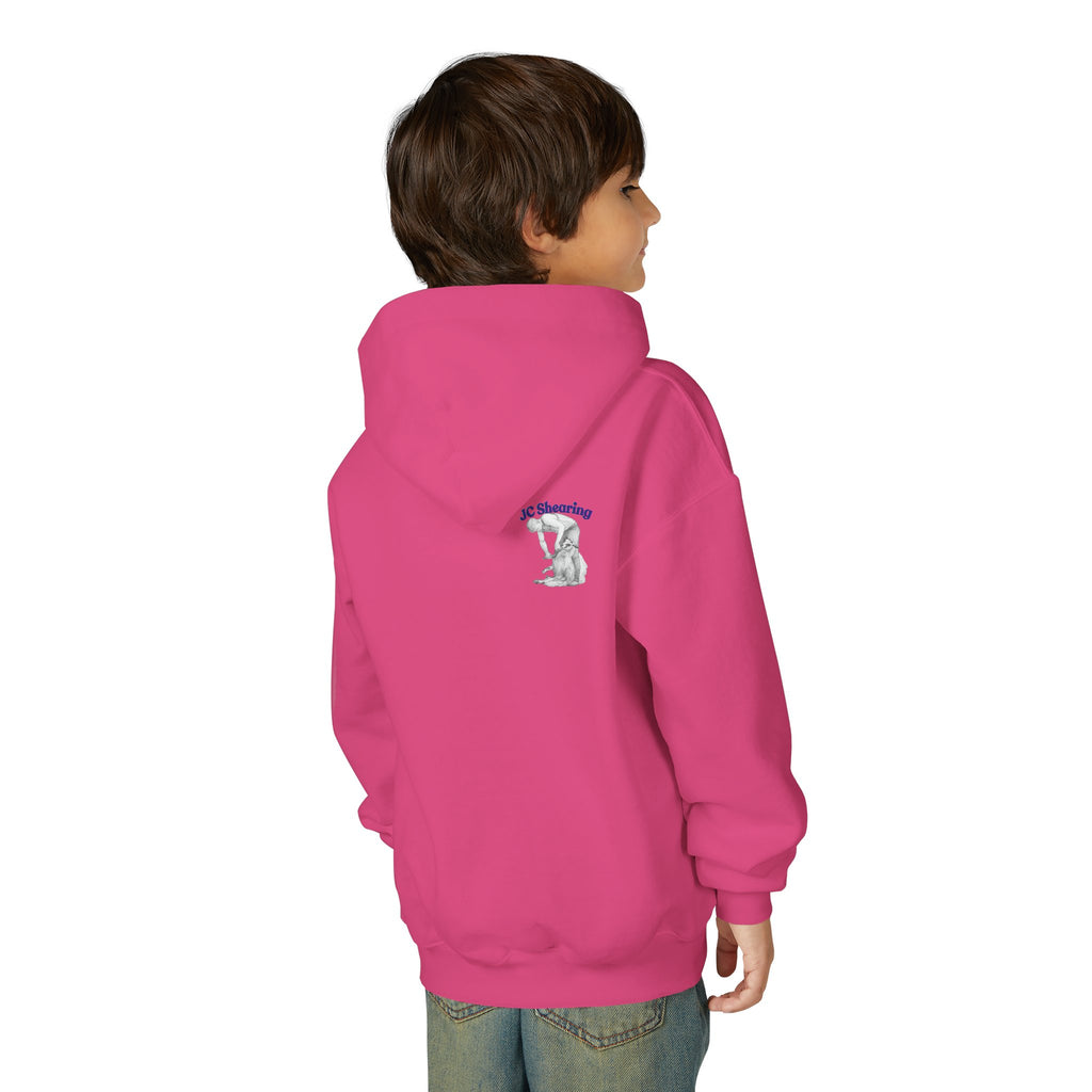 Youth Hoodie — Vintage Kids & Dog Graphic Pullover