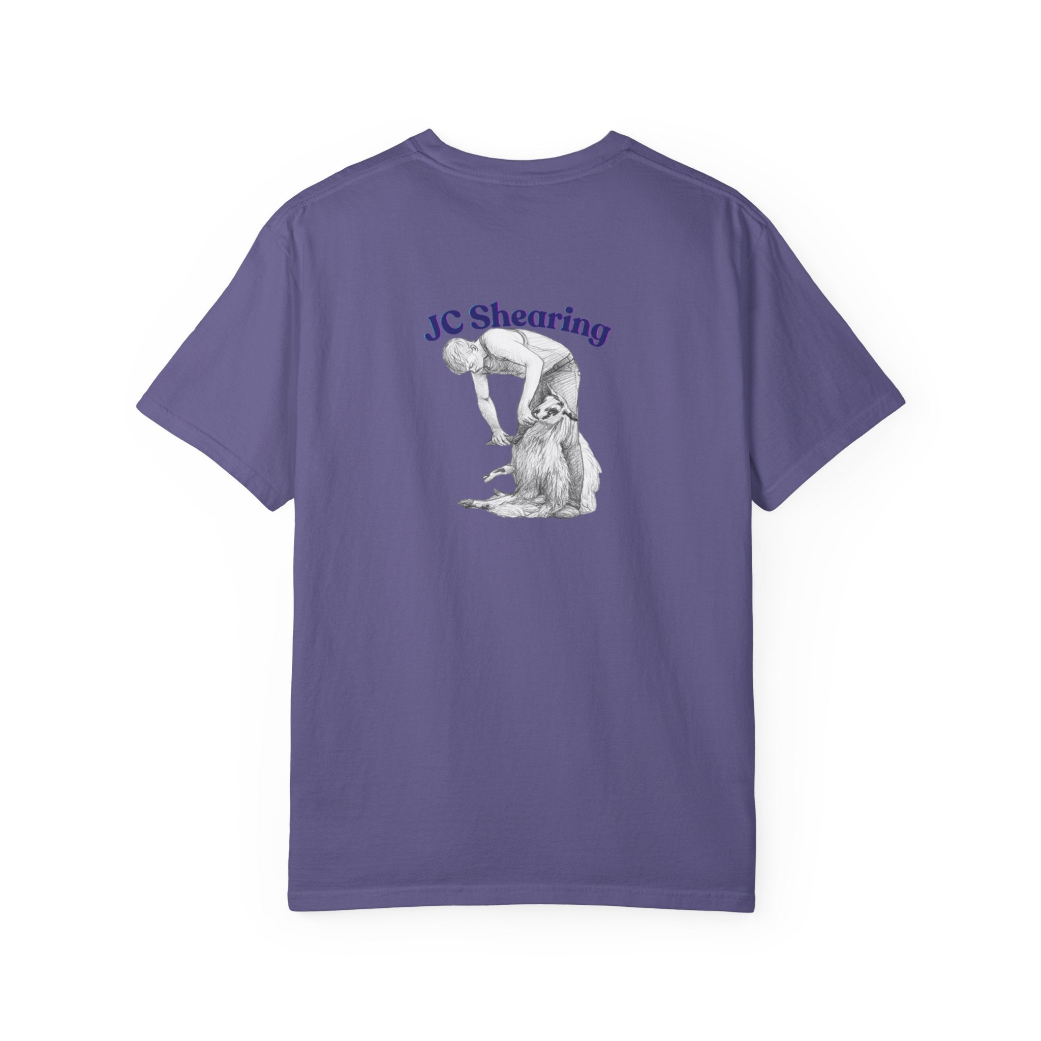 JC Monogram Chest Logo T-Shirt — Minimalist White Graphic Tee