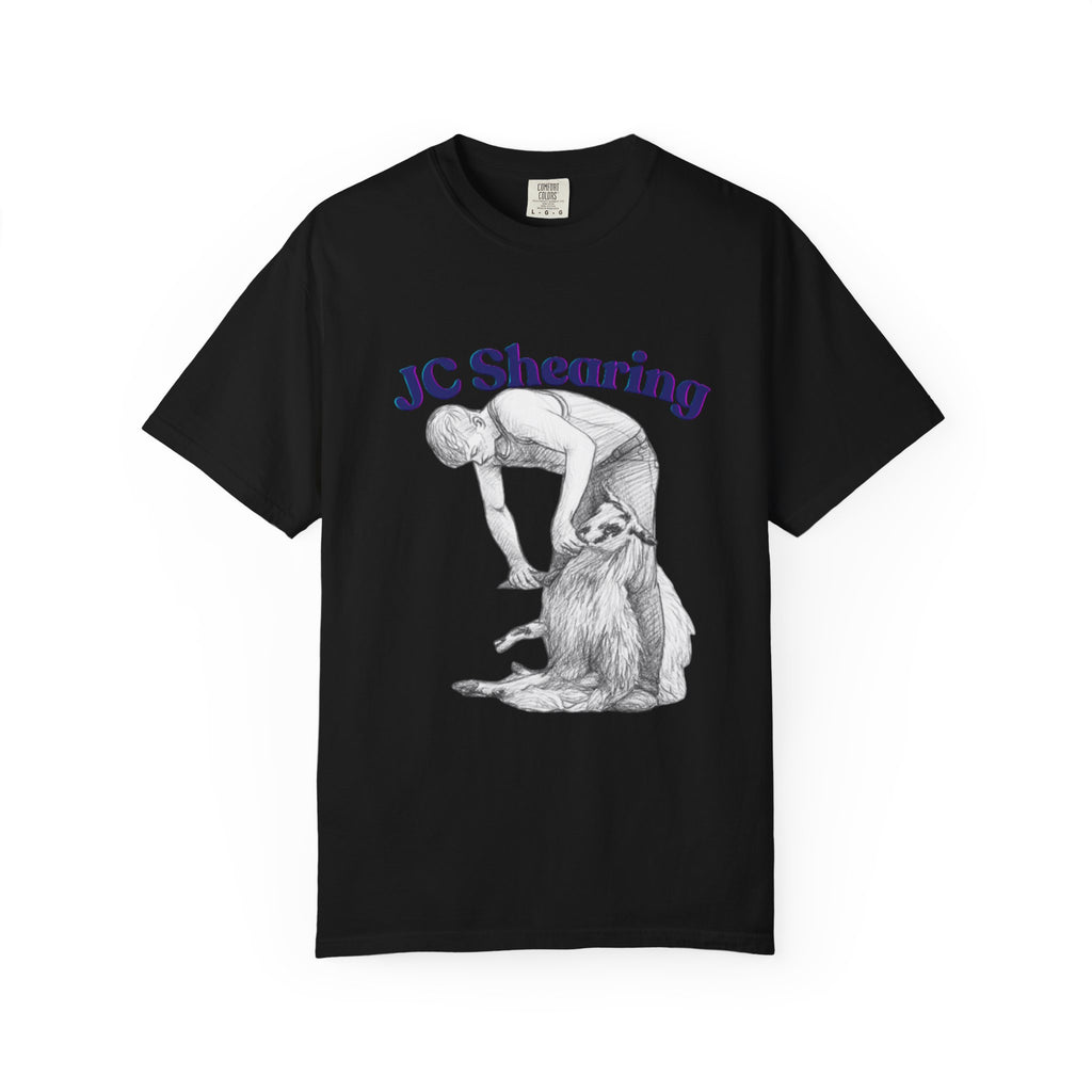 JC Monogram Chest Logo T-Shirt — Minimalist White Graphic Tee