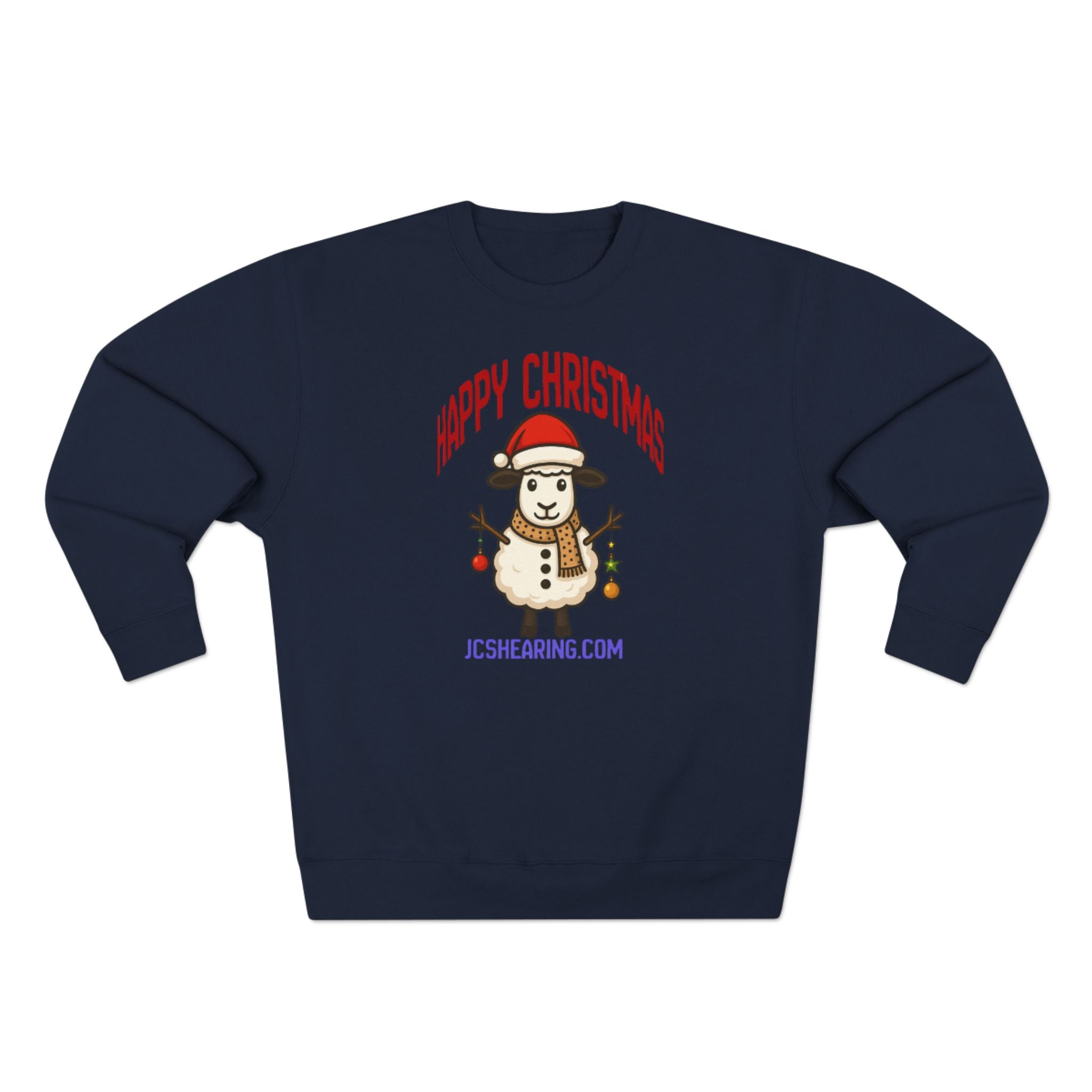 Happy Christmas Snowman Crewneck Sweatshirt