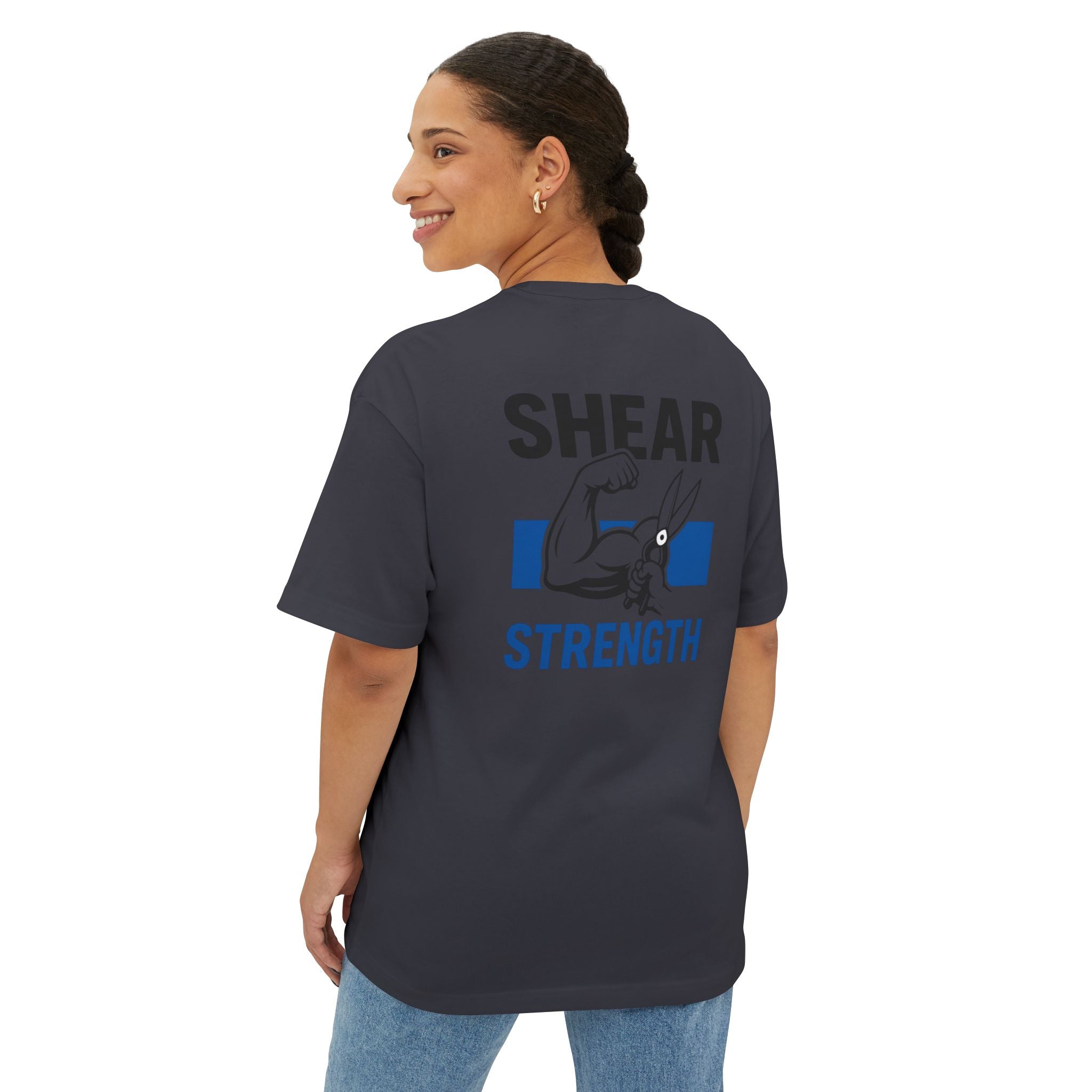 Shear Strength Tee — Barber & Stylist Scissors T‑Shirt