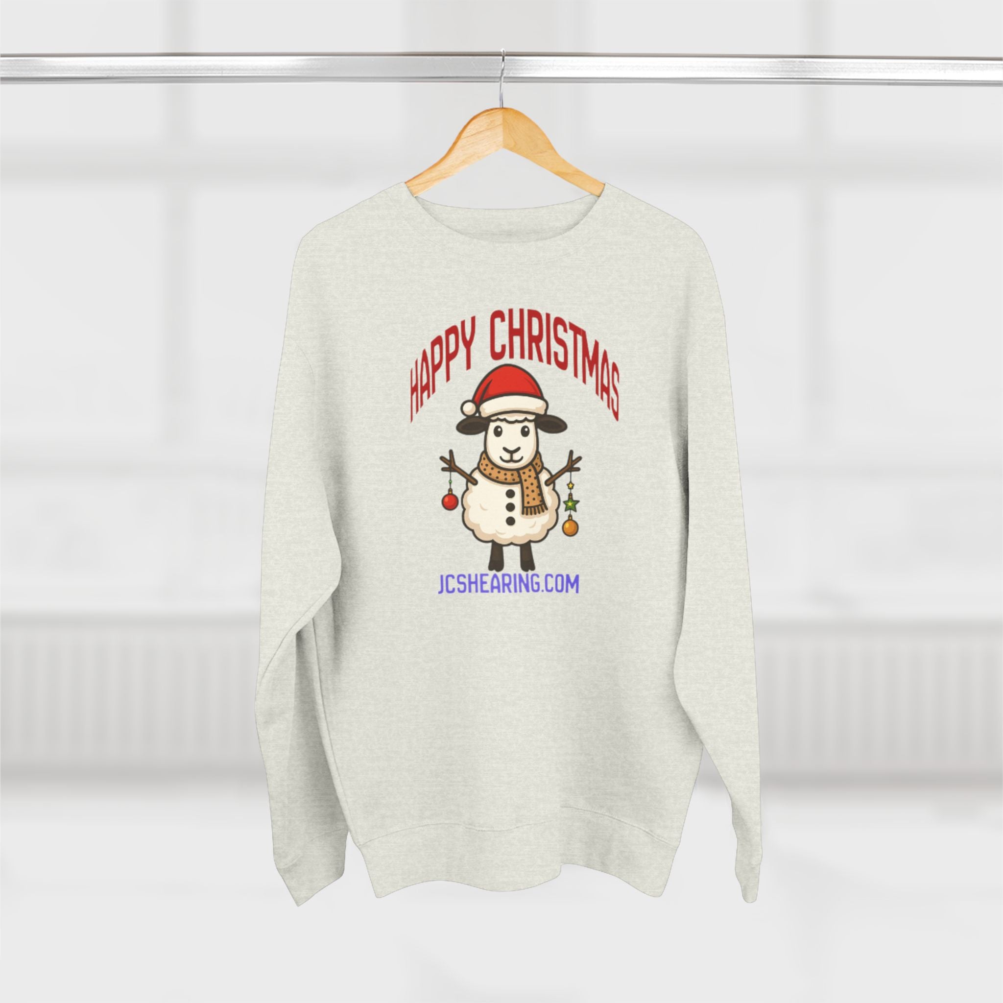 Happy Christmas Snowman Crewneck Sweatshirt