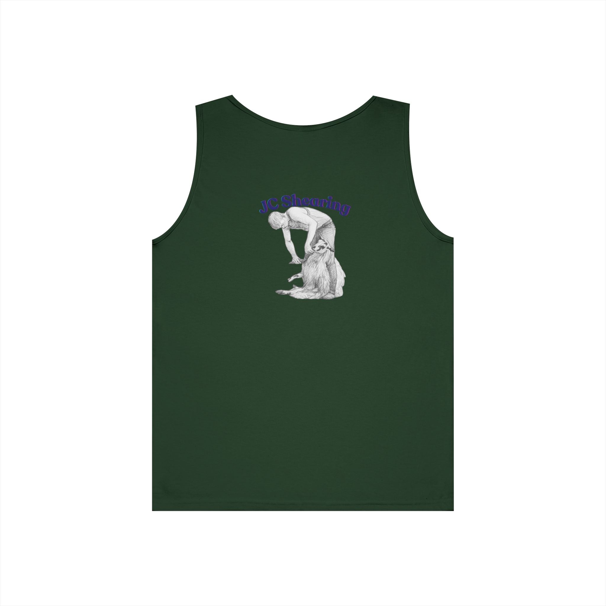 JC Shearing Sheep Illustration Tank Top