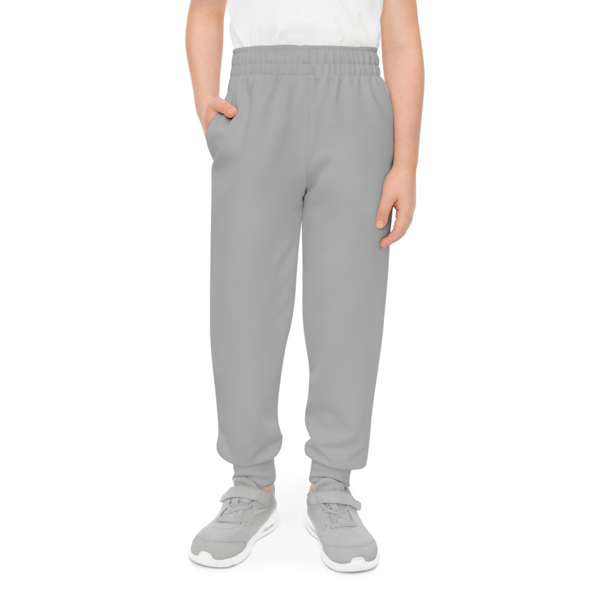 Youth Joggers — Retro Kids Playing with Puppy AOP Sweatpants
