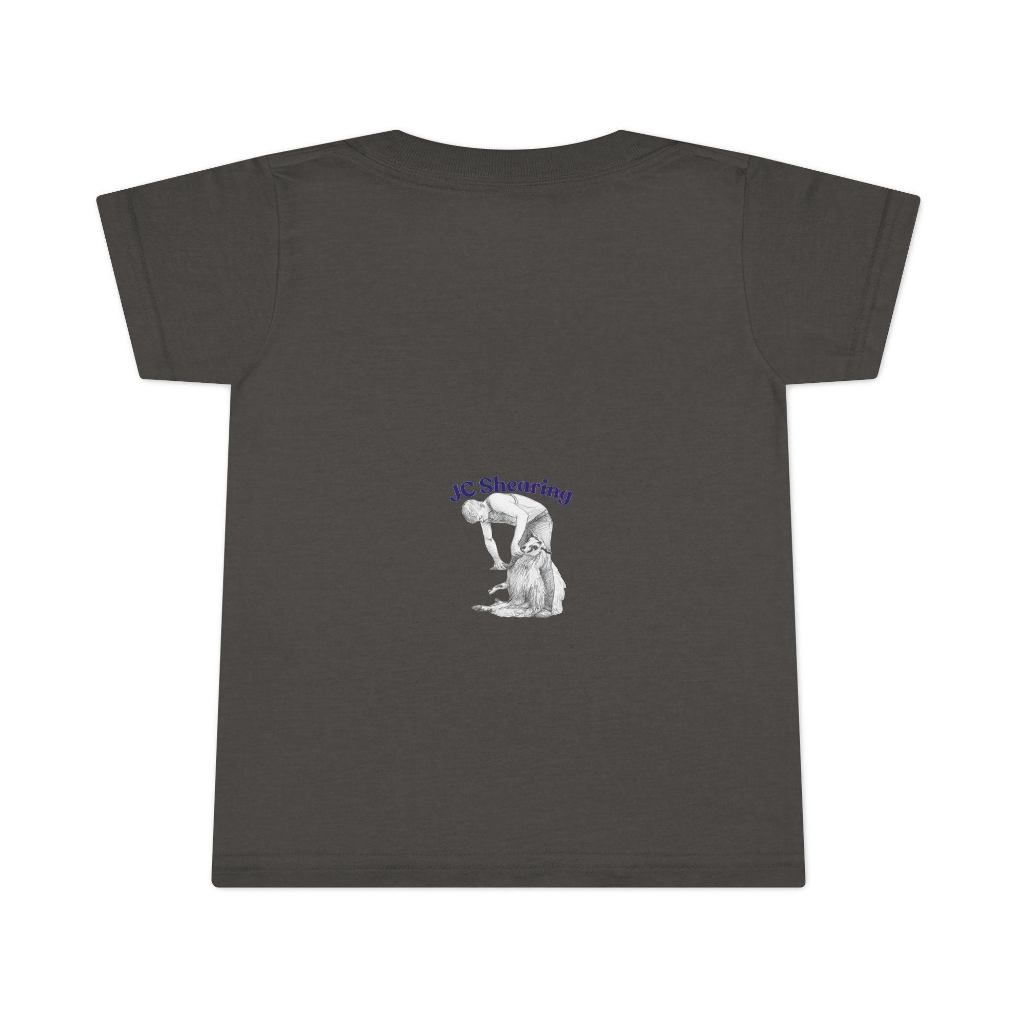 Toddler T-Shirt — "Say Hi to Perky" Cute Pastel Farm Animal Tee