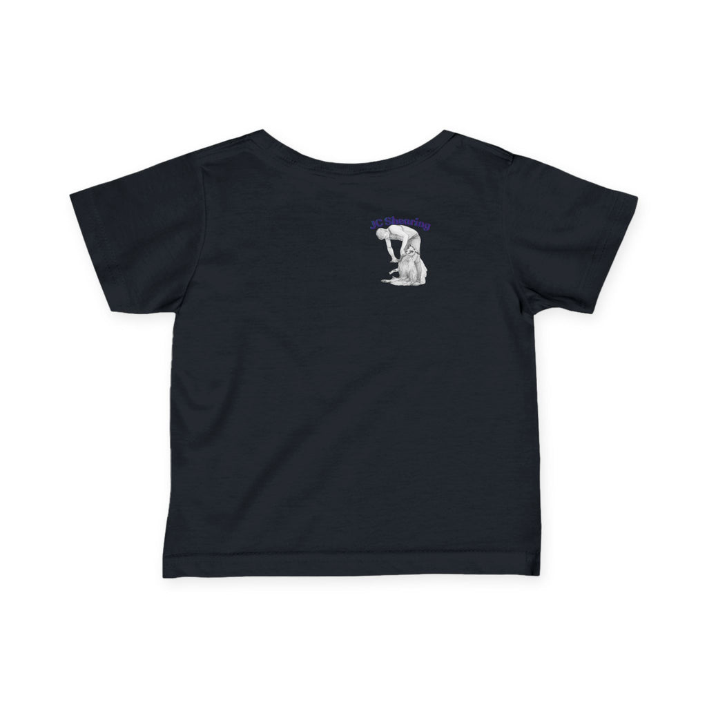 Infant Tee — Cute Farm Tractor with Dog & Sheep Baby Shirt