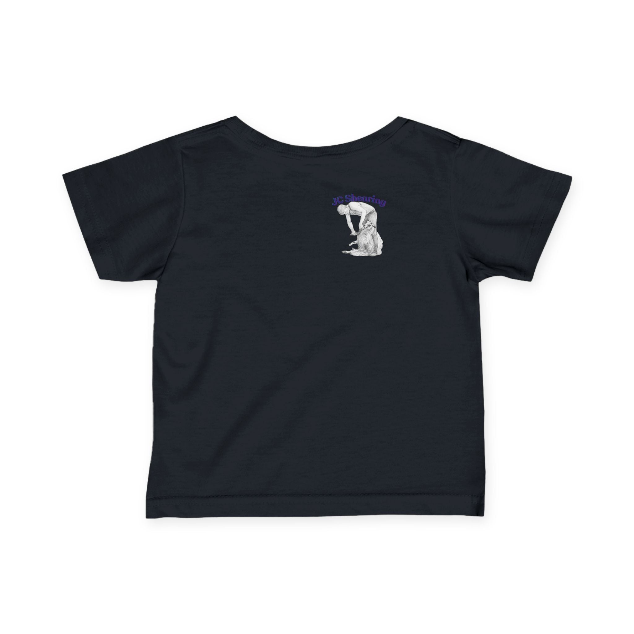 Infant Tee — Cute Farm Tractor with Dog & Sheep Baby Shirt