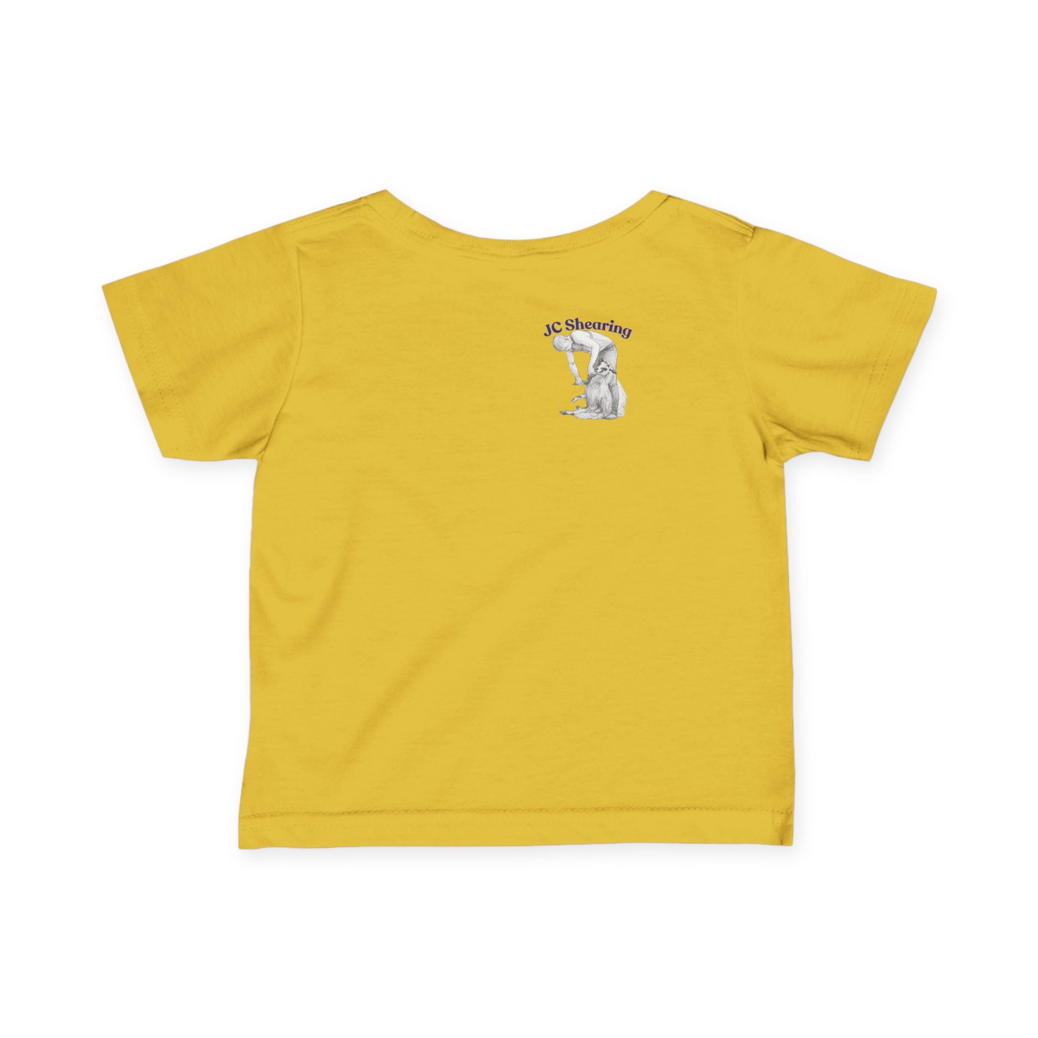 Infant Tee — Cute Farm Tractor with Dog & Sheep Baby Shirt