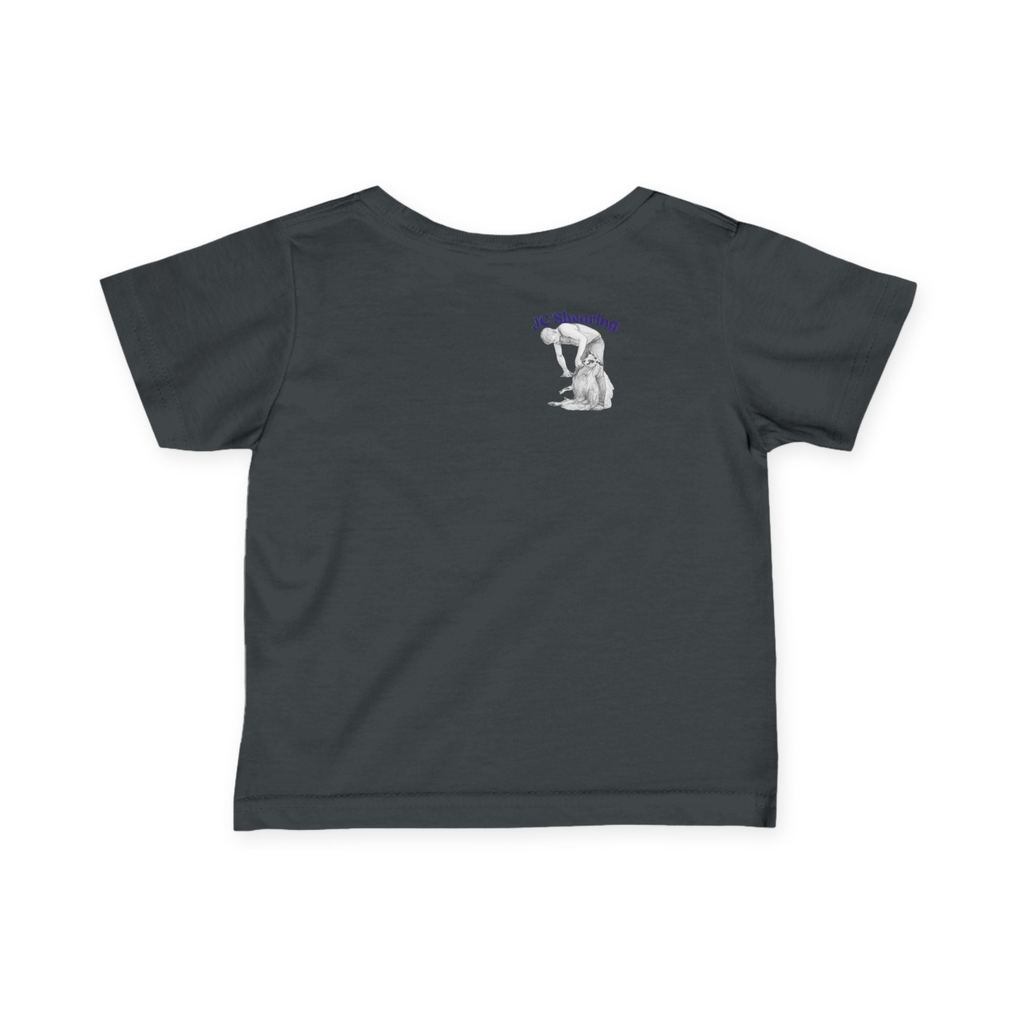 Infant Tee — Cute Farm Tractor with Dog & Sheep Baby Shirt