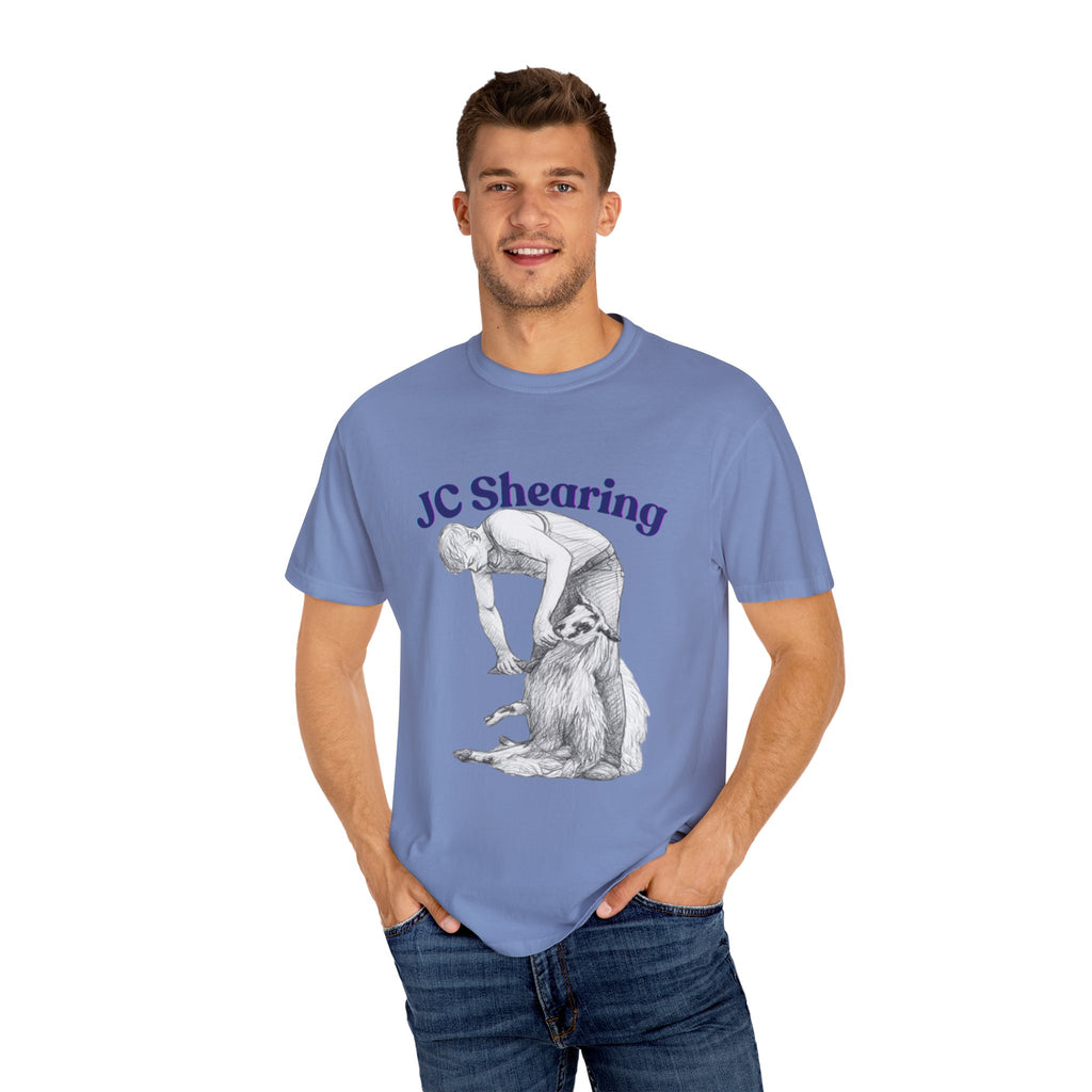 JC Monogram Chest Logo T-Shirt — Minimalist White Graphic Tee