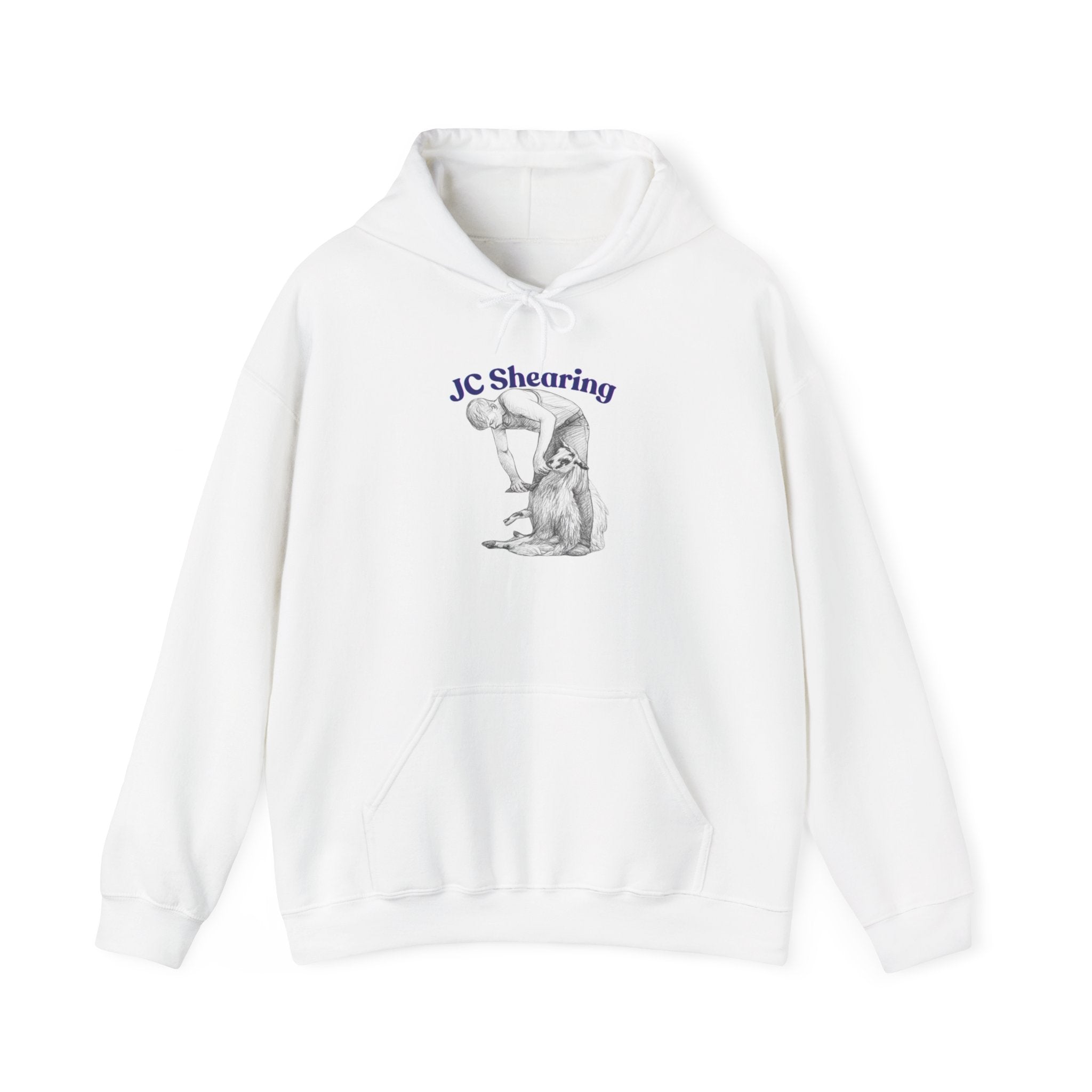 JC Shearing Sheep Graphic Hoodie – Farm Life Comfort Pullover