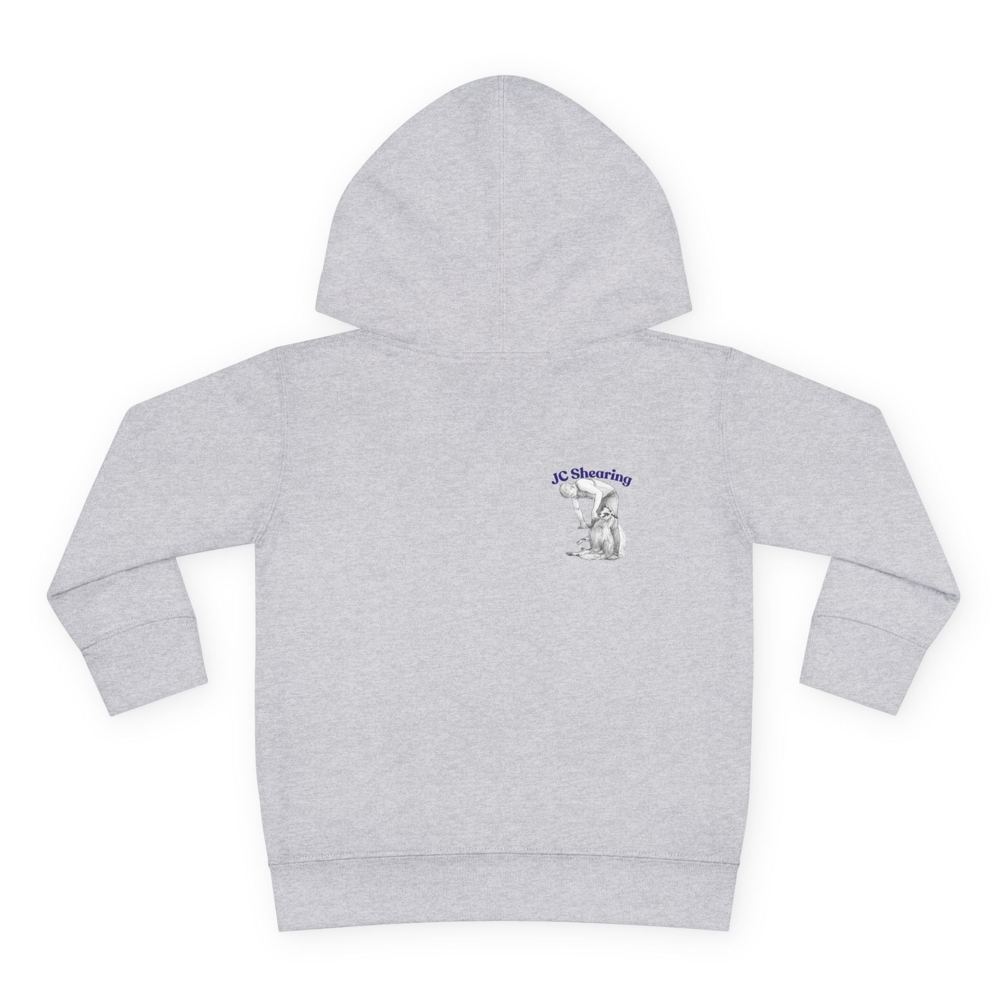 Toddler Hoodie — Cute Farm Tractor with Puppy & Sheep Kids Pullover