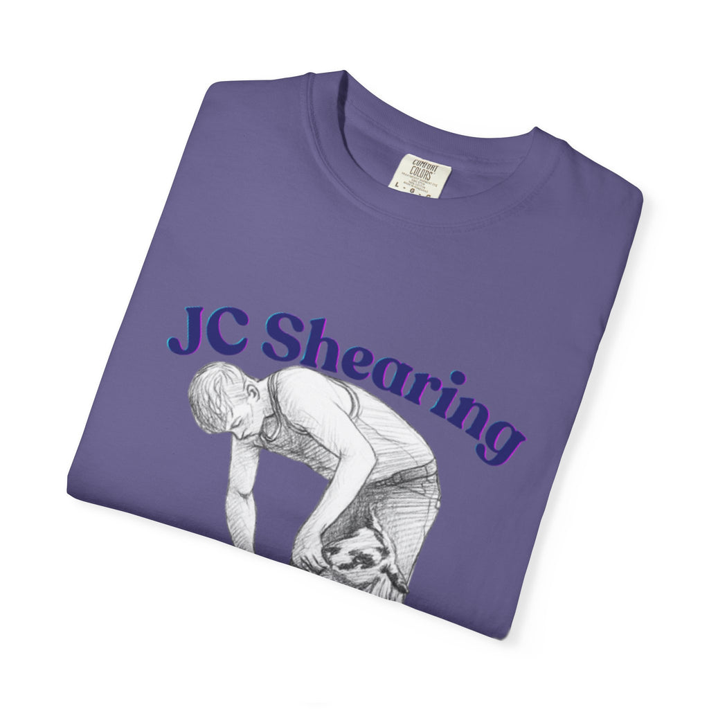JC Monogram Chest Logo T-Shirt — Minimalist White Graphic Tee
