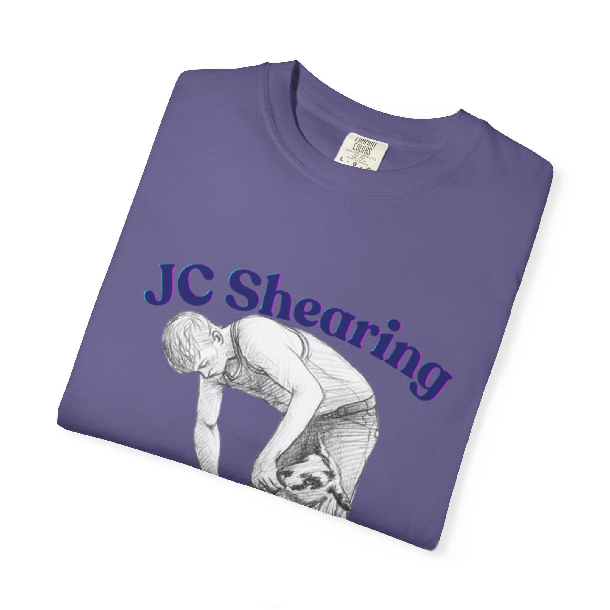 JC Monogram Chest Logo T-Shirt — Minimalist White Graphic Tee