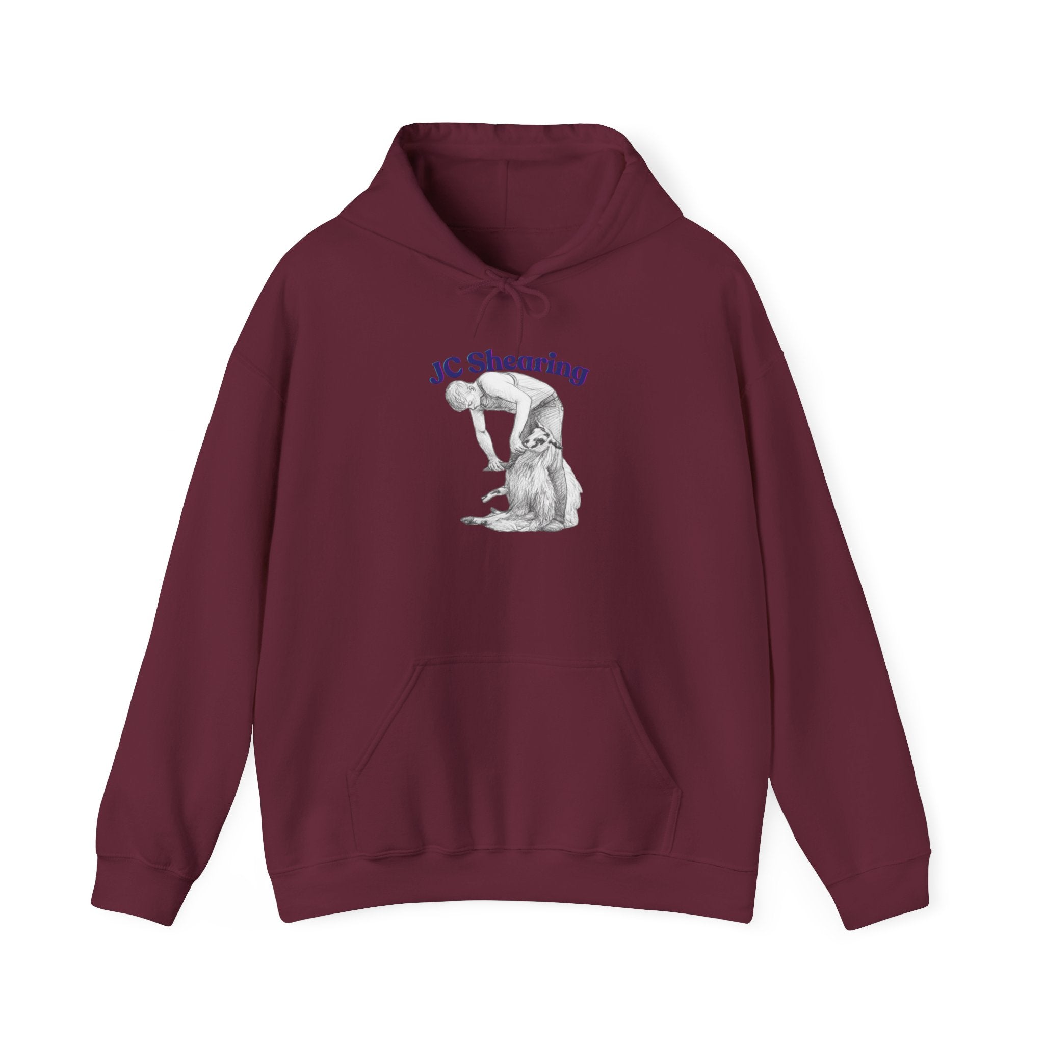 JC Shearing Sheep Graphic Hoodie – Farm Life Comfort Pullover