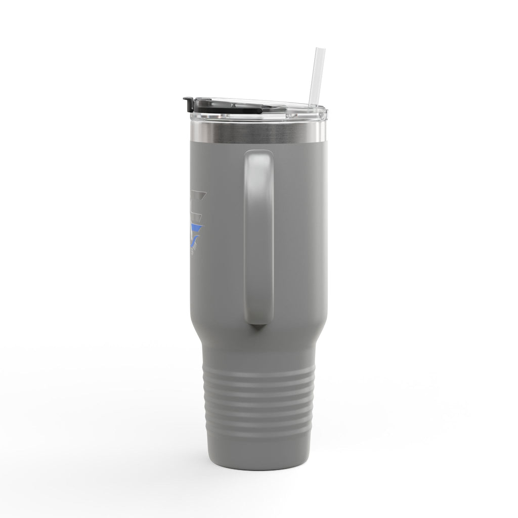 40oz Insulated Travel Mug — "JC Shearing" Sheep Grooming Design