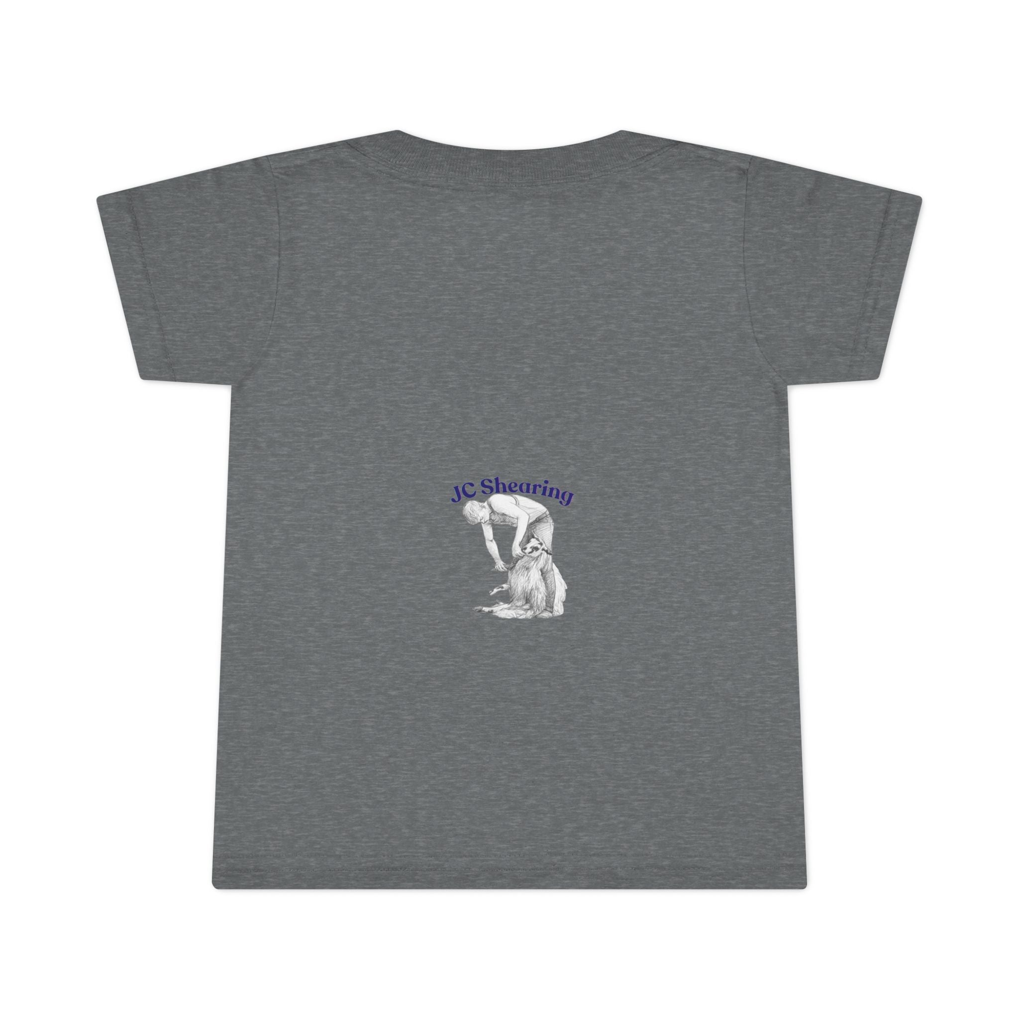 Toddler T-Shirt — "Say Hi to Perky" Cute Pastel Farm Animal Tee