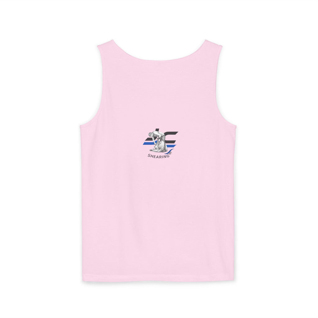 Christmas Sheep Tree Tank Top – Cute Holiday Chick Ornament Design