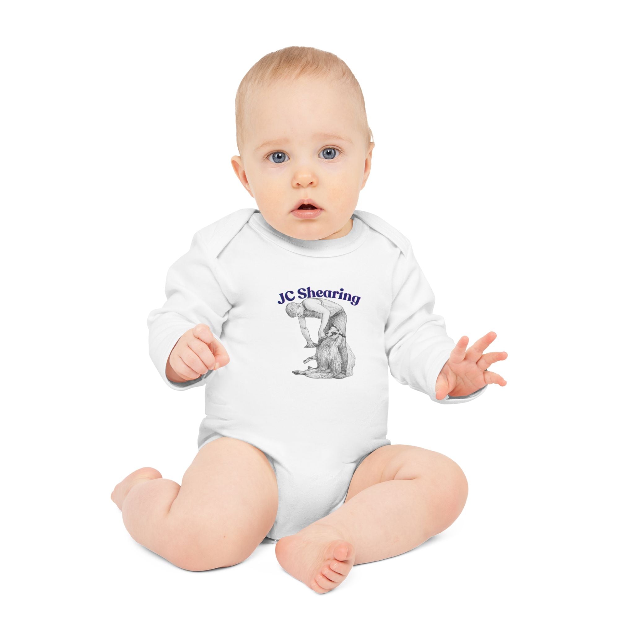 Baby Long-Sleeve Organic Bodysuit