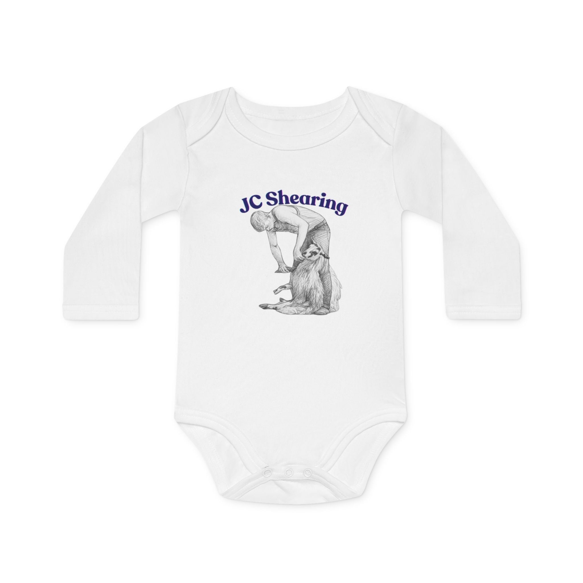 Baby Long-Sleeve Organic Bodysuit