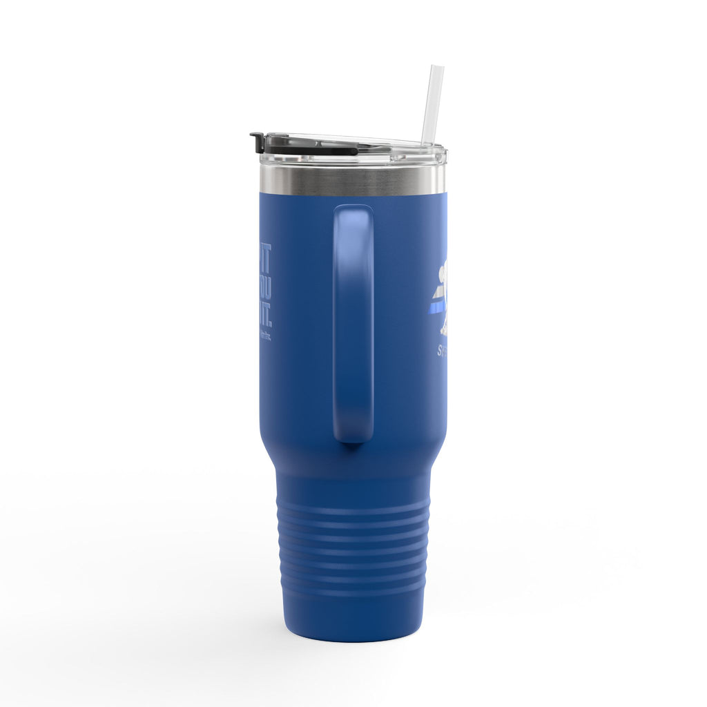 40oz Insulated Travel Mug — "Clip It Like You Mean It" Stainless Steel Tumbler