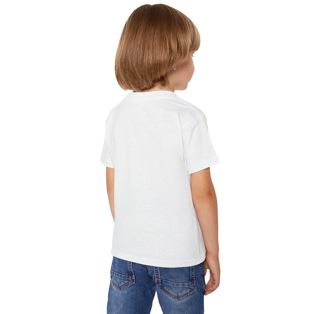 Toddler T‑Shirt — 'JC Shearing' Vintage Sheep Shearing Illustration Kids Tee