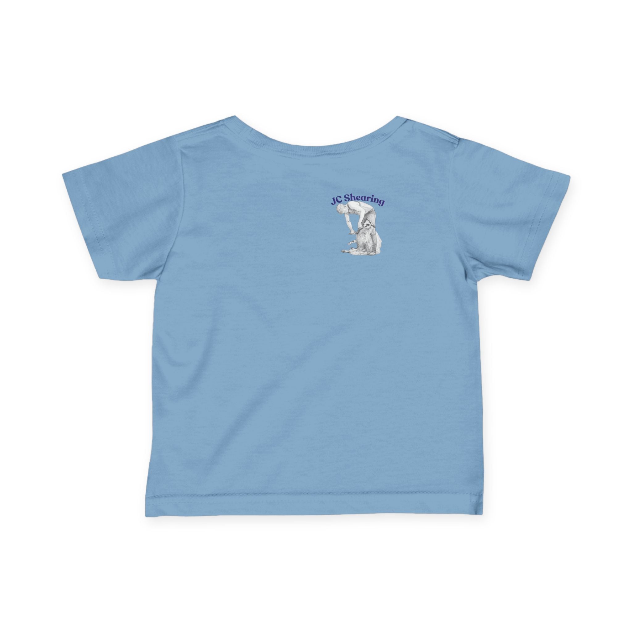 Infant Tee — Cute Farm Tractor with Dog & Sheep Baby Shirt