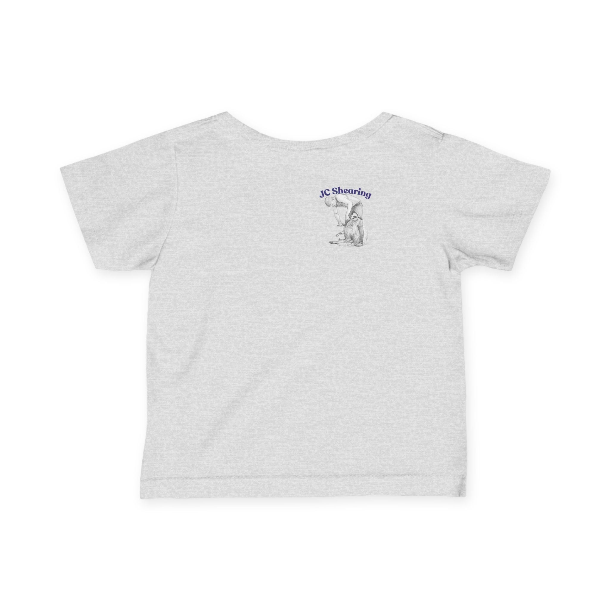 Infant Tee — Cute Farm Tractor with Dog & Sheep Baby Shirt