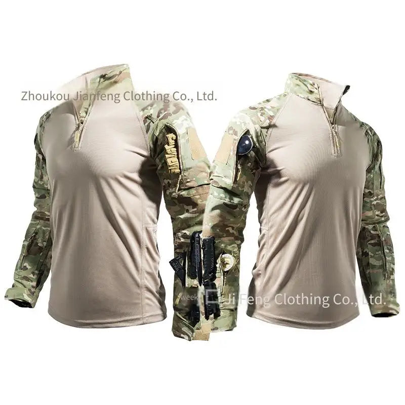 Replica FU Combat Frog Suit Set Stretch Breathable Outdoor Tactical Training Camouflage Uniform
