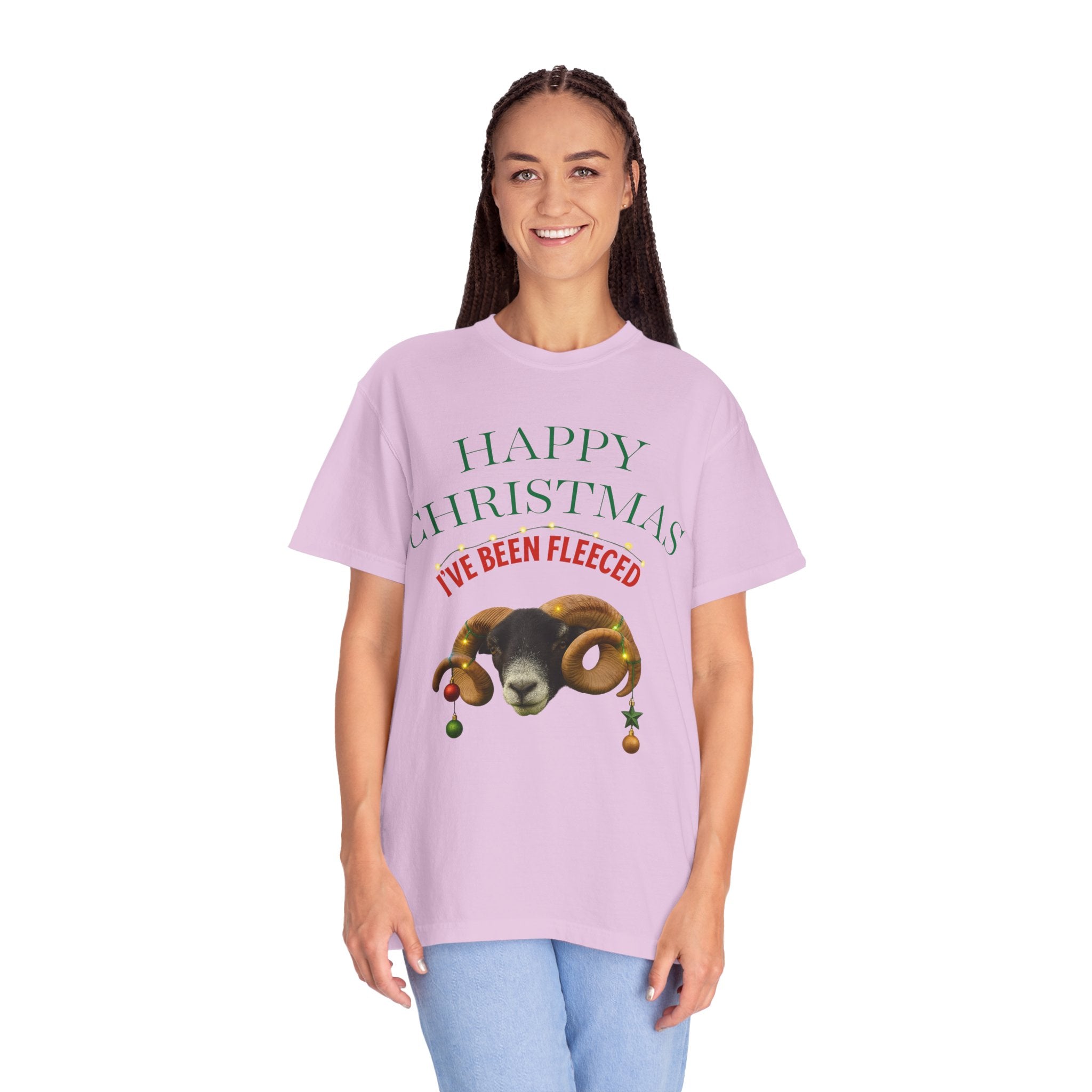 Christmas 'I've Been Fleeced' Ram T-Shirt
