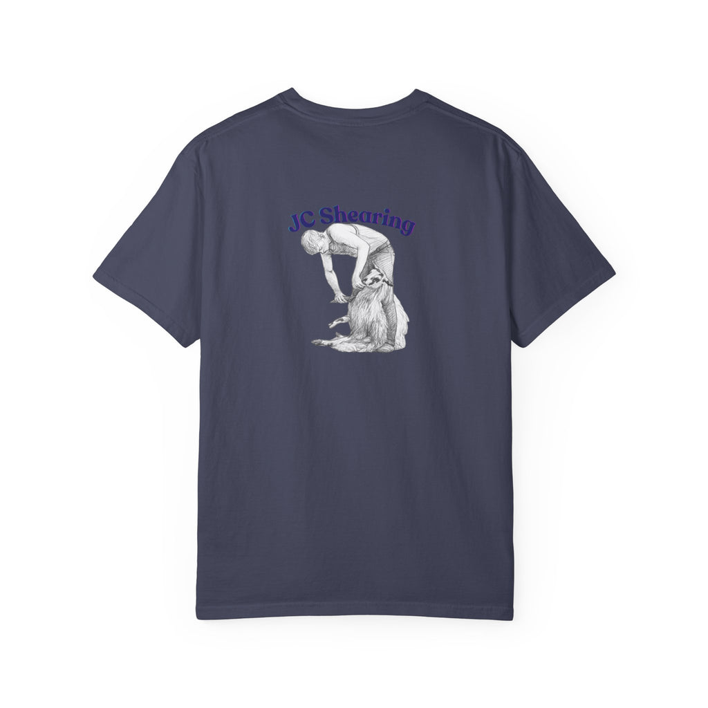 JC Monogram Chest Logo T-Shirt — Minimalist White Graphic Tee