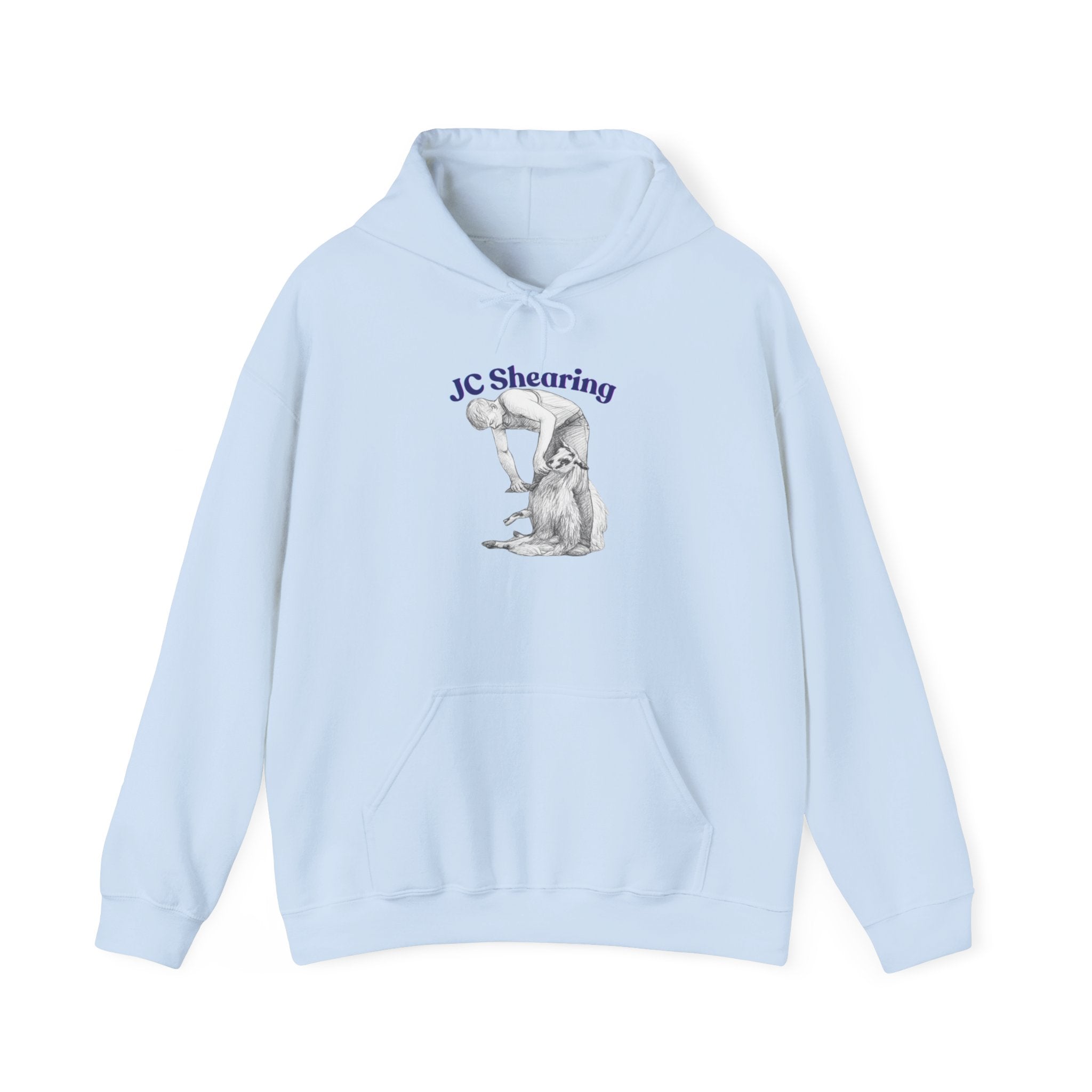 JC Shearing Sheep Graphic Hoodie – Farm Life Comfort Pullover