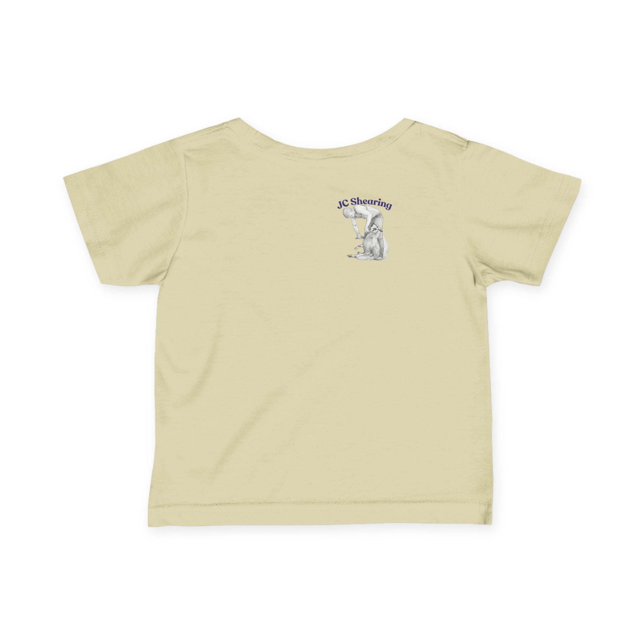 Infant Tee — Cute Farm Tractor with Dog & Sheep Baby Shirt