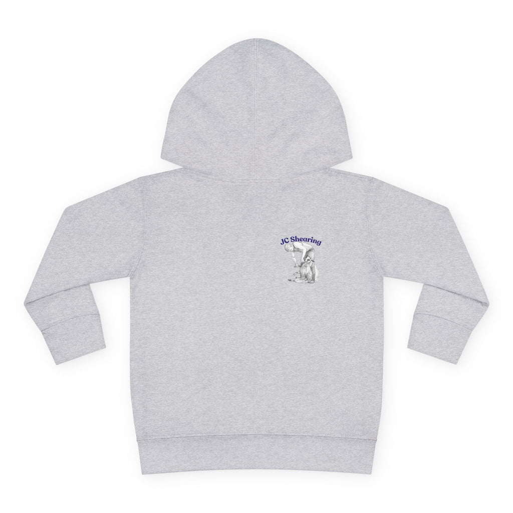 Toddler Hoodie - "Say Hi to Perky" Cute Farm Animal Pullover for Kids