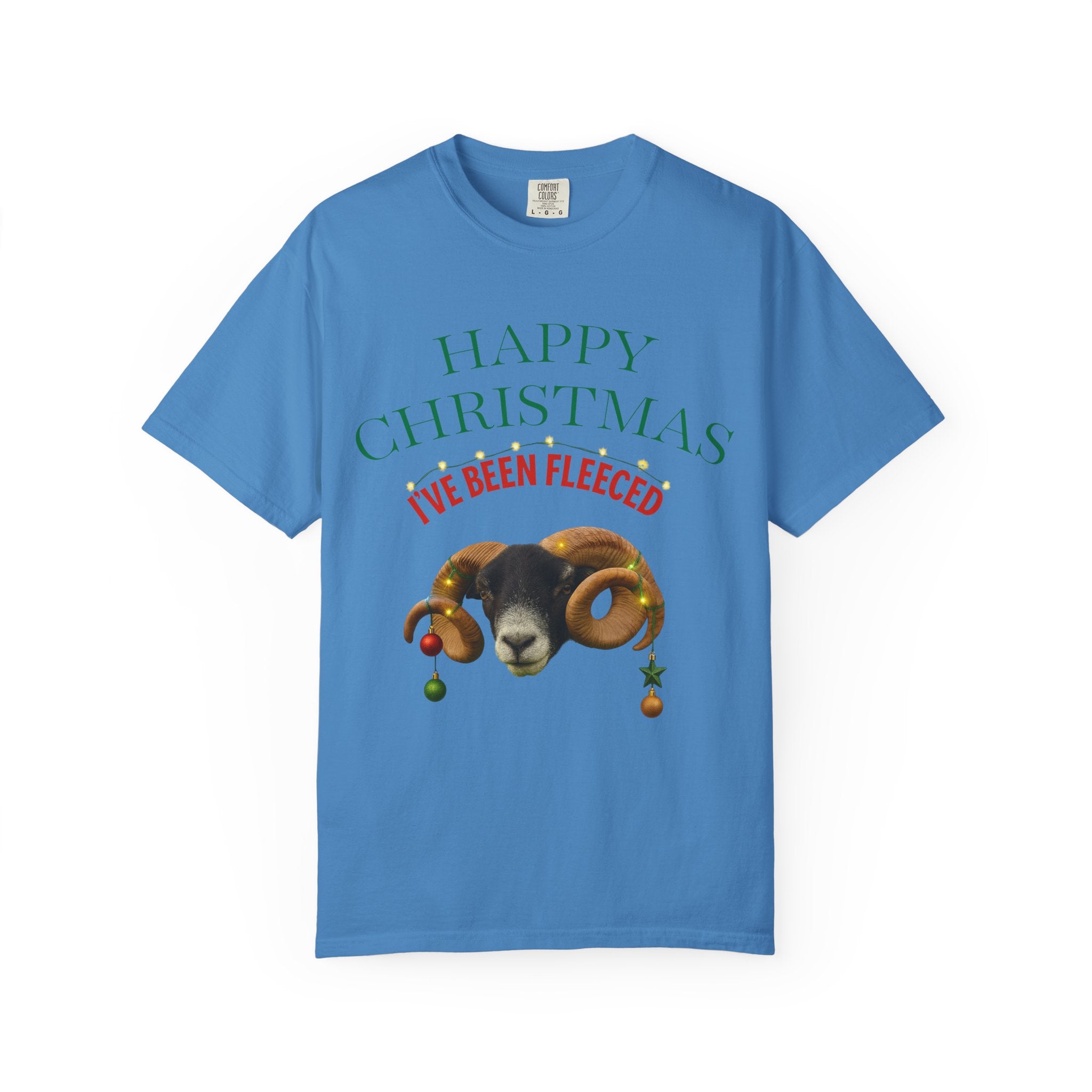 Christmas 'I've Been Fleeced' Ram T-Shirt