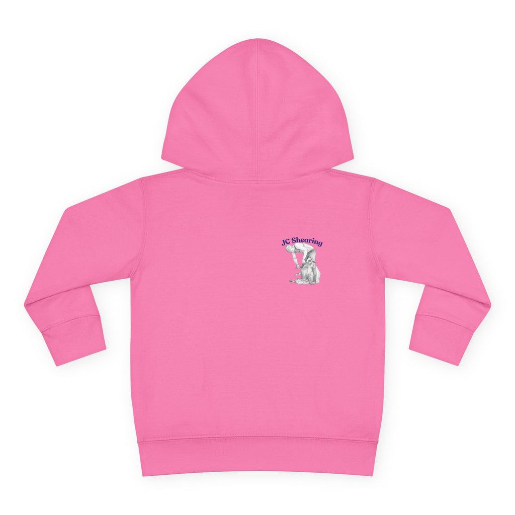 Toddler Hoodie - "Say Hi to Perky" Cute Farm Animal Pullover for Kids