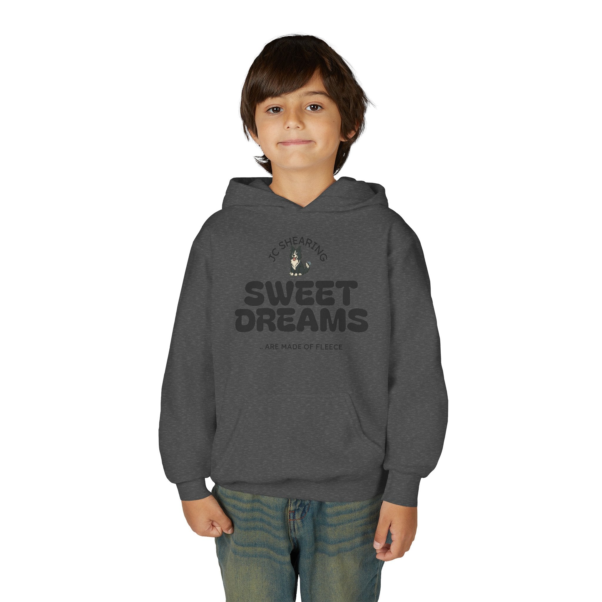 Youth Hoodie - "Sweet Dreams" Soft Illustration Pullover (JC Shearing)