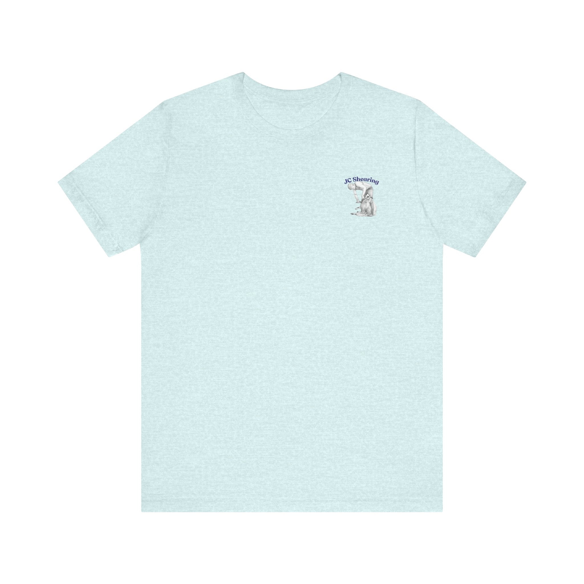 JC Shearing Sheep Graphic Tee — Farm Life Vintage-Style Short Sleeve Shirt