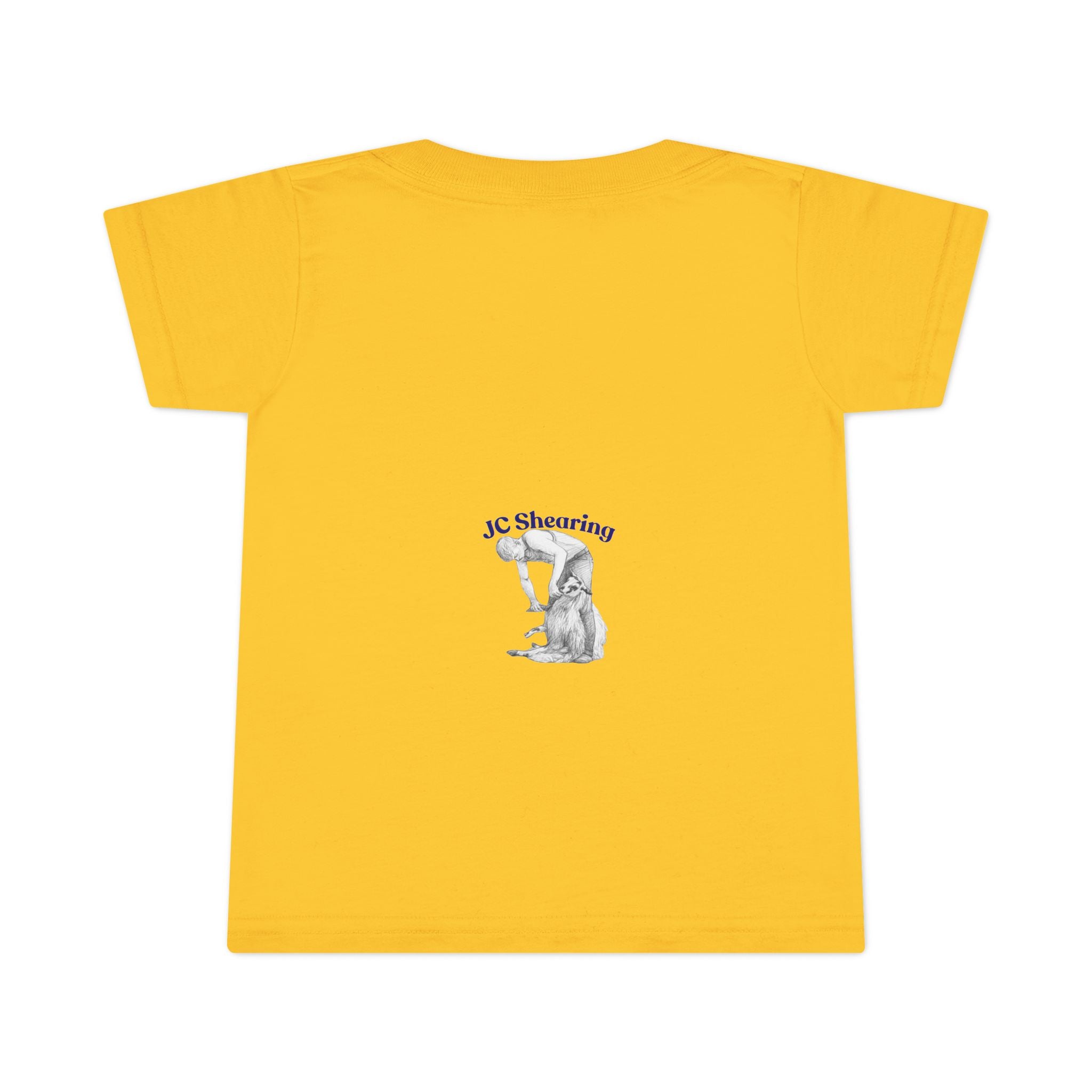 Toddler T-Shirt — "Say Hi to Perky" Cute Pastel Farm Animal Tee