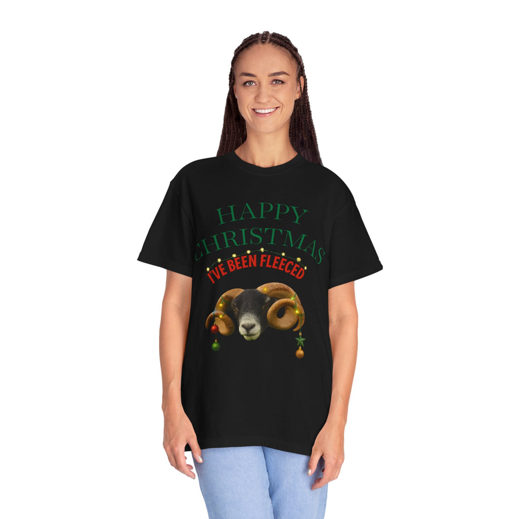 Christmas 'I've Been Fleeced' Ram T-Shirt