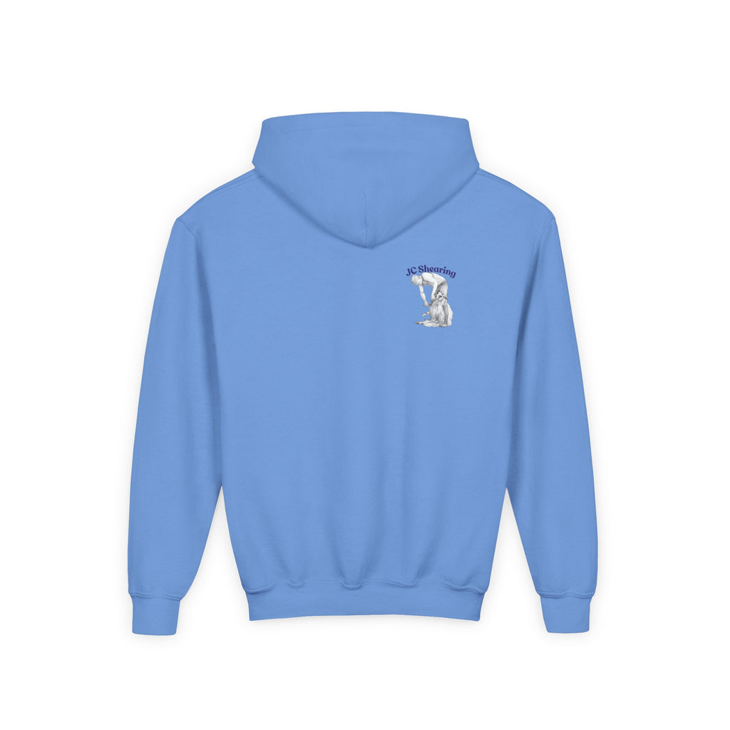 Youth Hoodie — Vintage Kids & Dog Graphic Pullover
