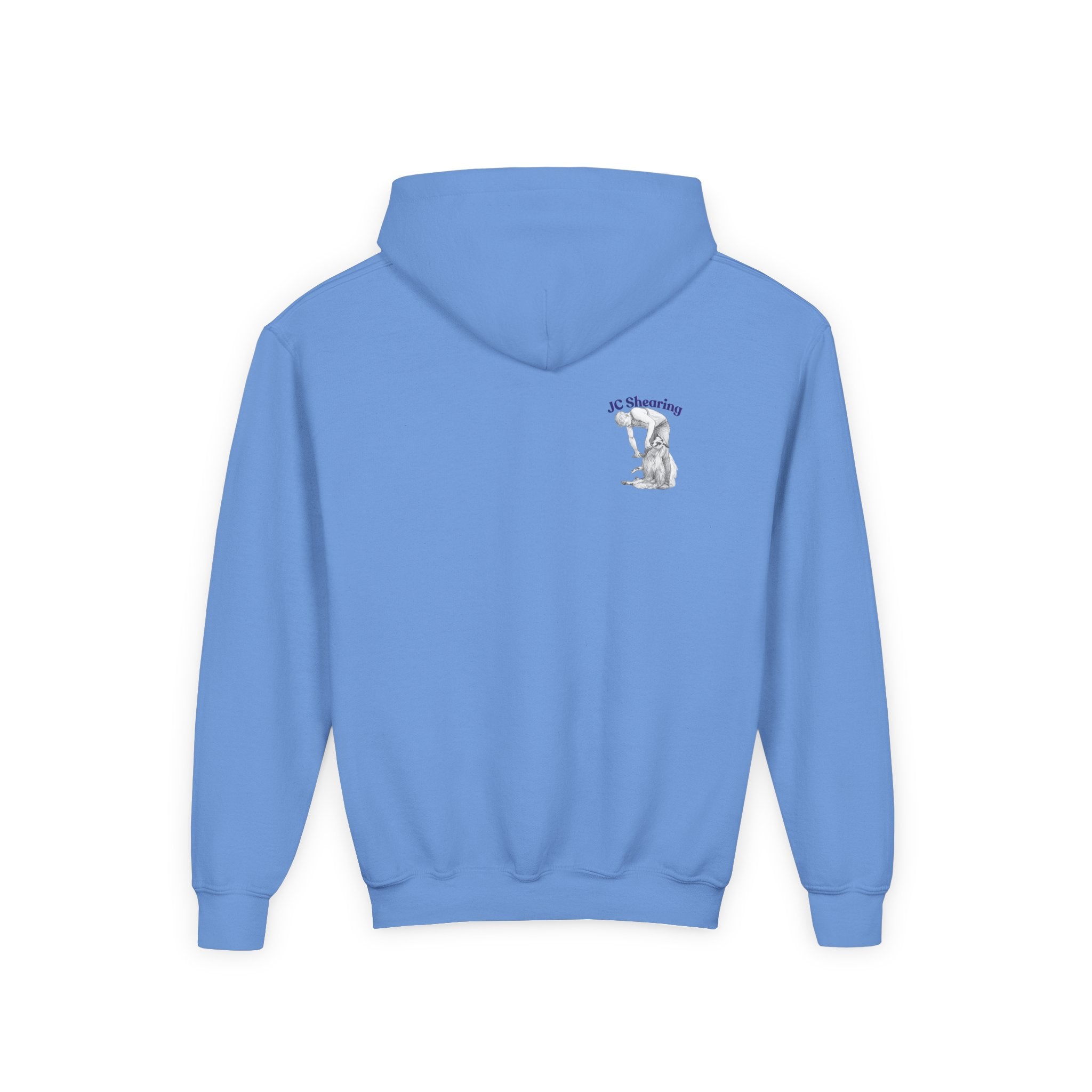 Youth Hoodie — Vintage Kids & Dog Graphic Pullover