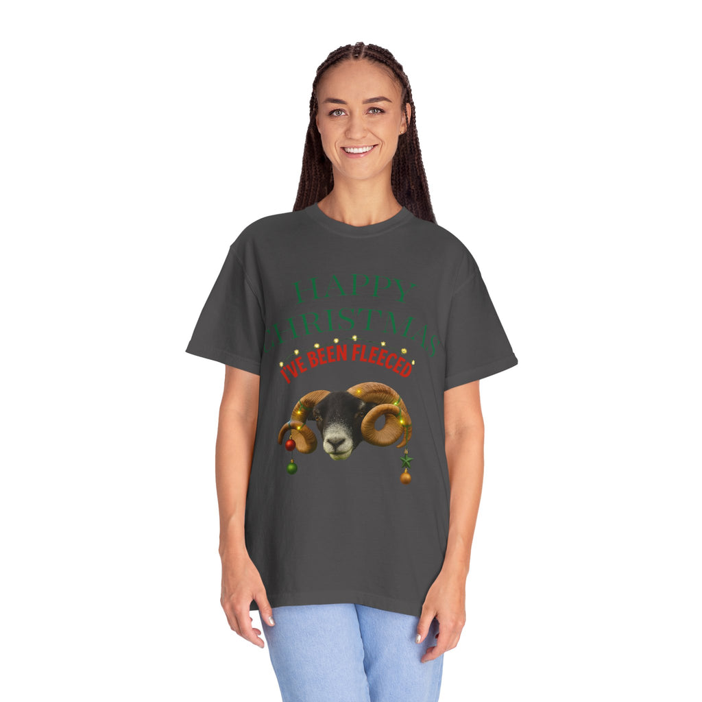 Christmas 'I've Been Fleeced' Ram T-Shirt