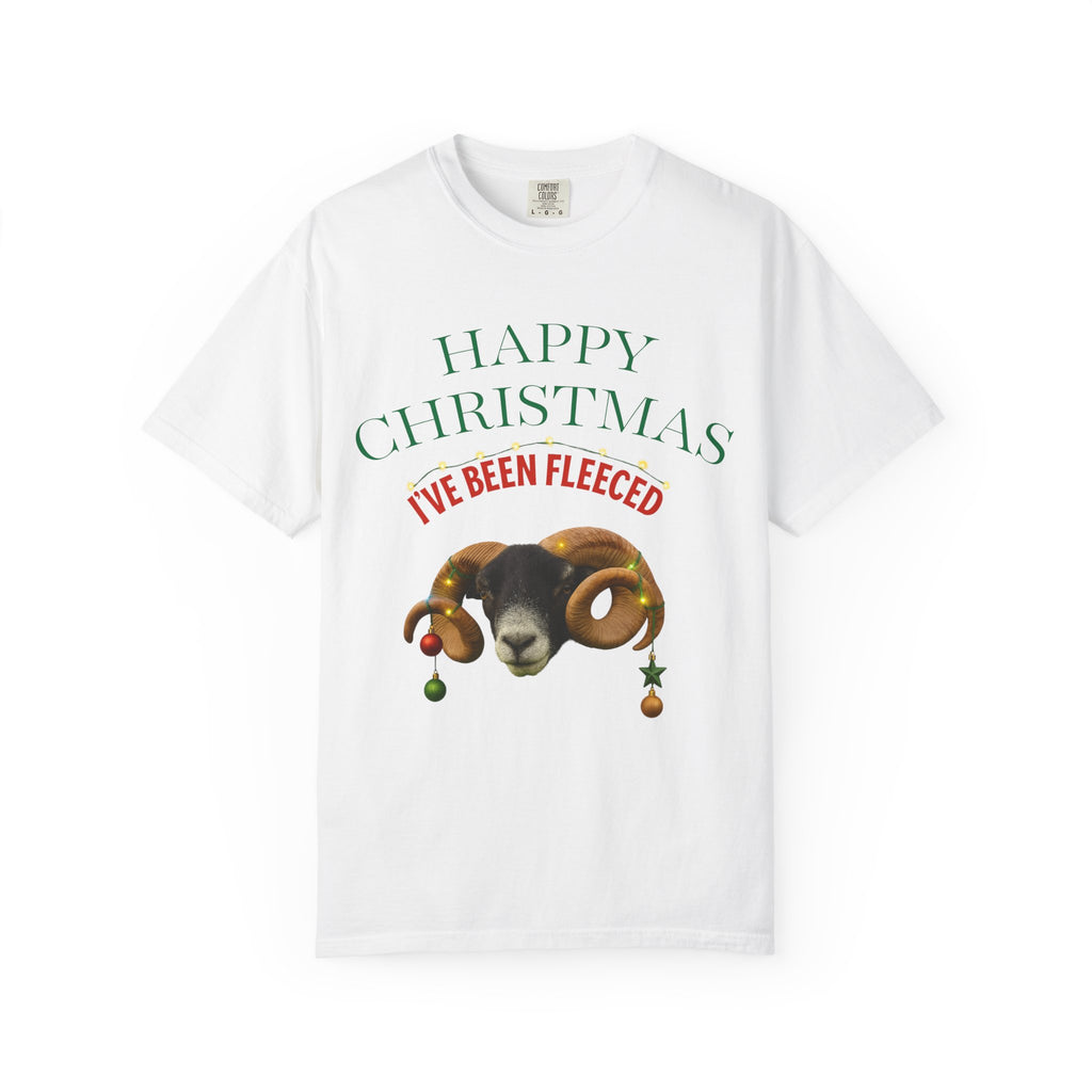 Christmas 'I've Been Fleeced' Ram T-Shirt