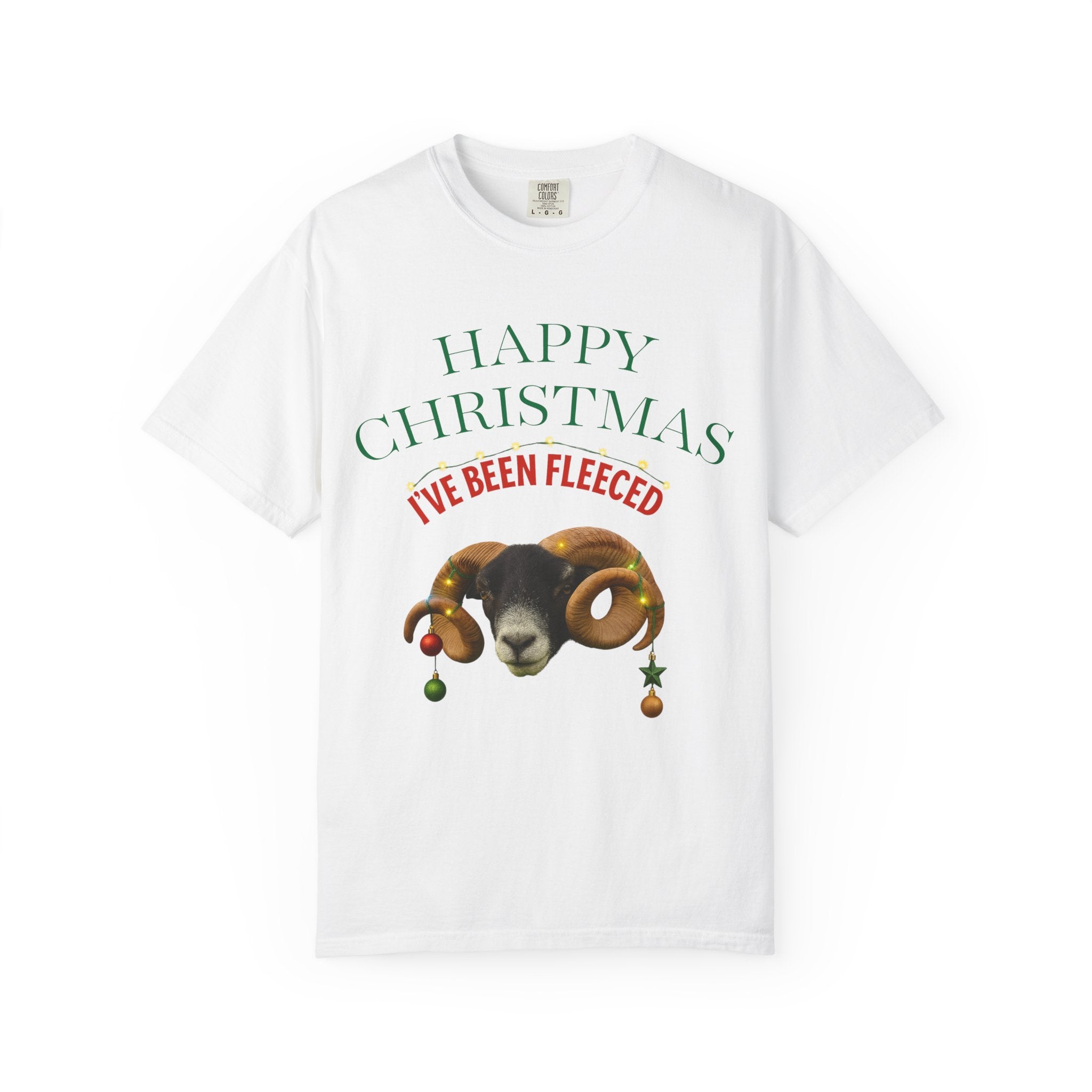 Christmas 'I've Been Fleeced' Ram T-Shirt
