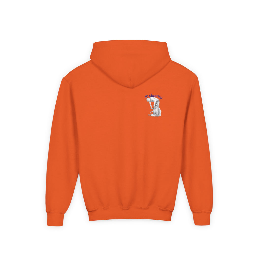 Youth Hoodie — Vintage Kids & Dog Graphic Pullover
