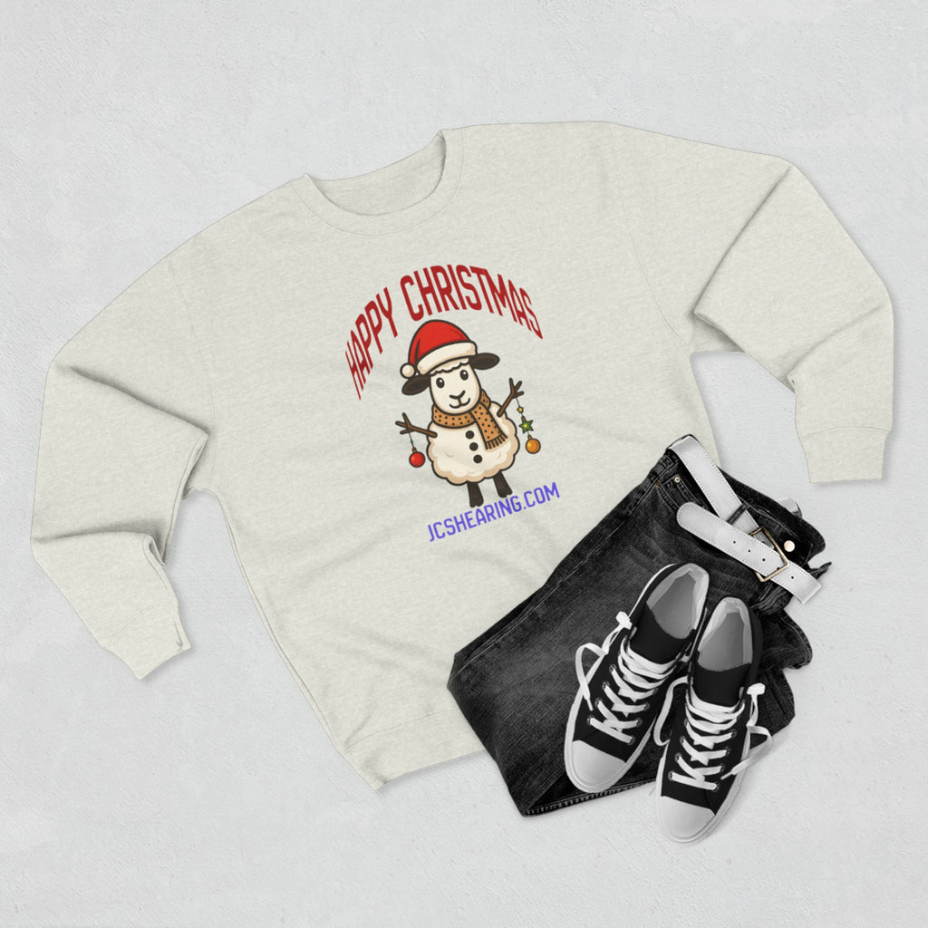 Happy Christmas Snowman Crewneck Sweatshirt