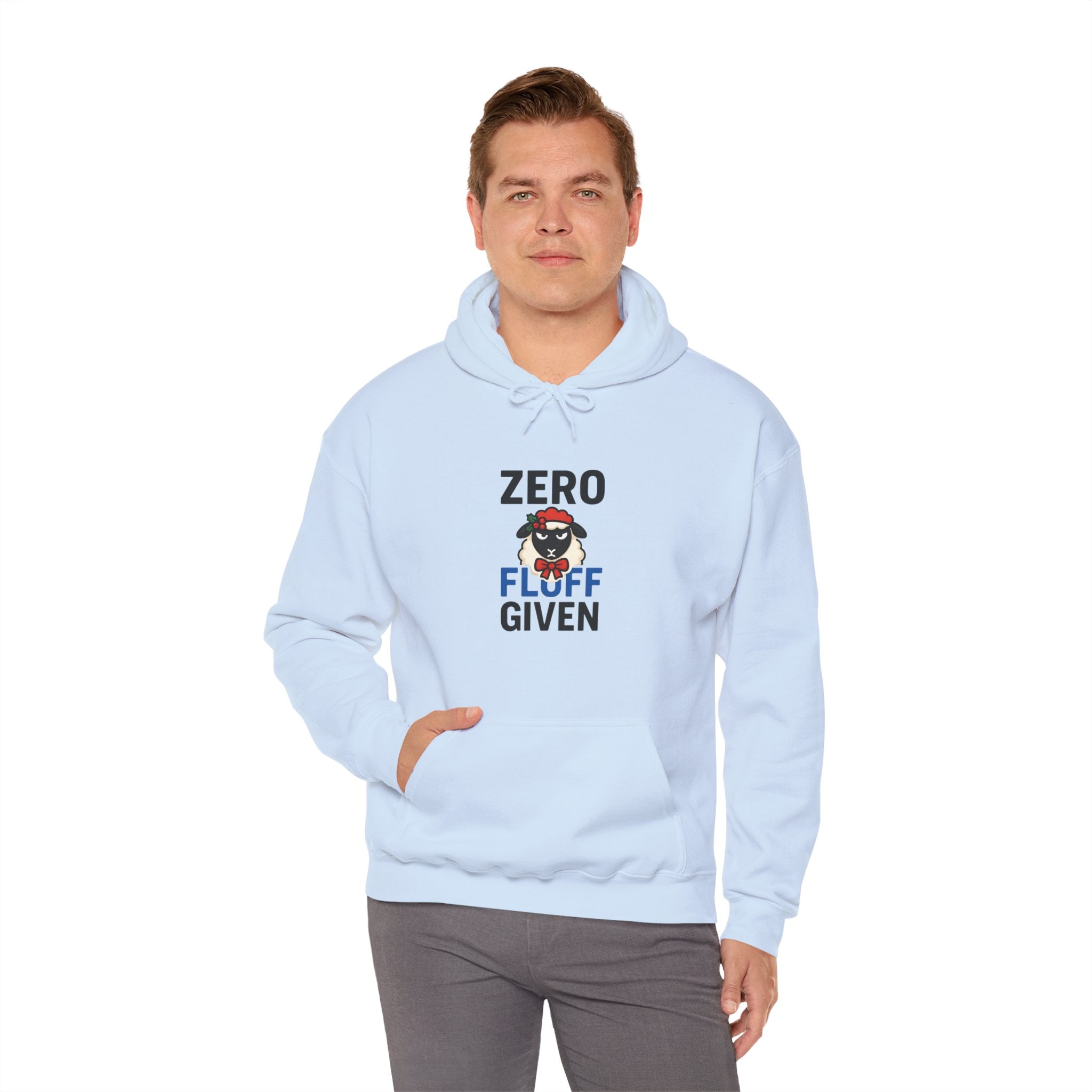 Zero Fluff Given Hoodie – Funny Pet Llama Sweatshirt